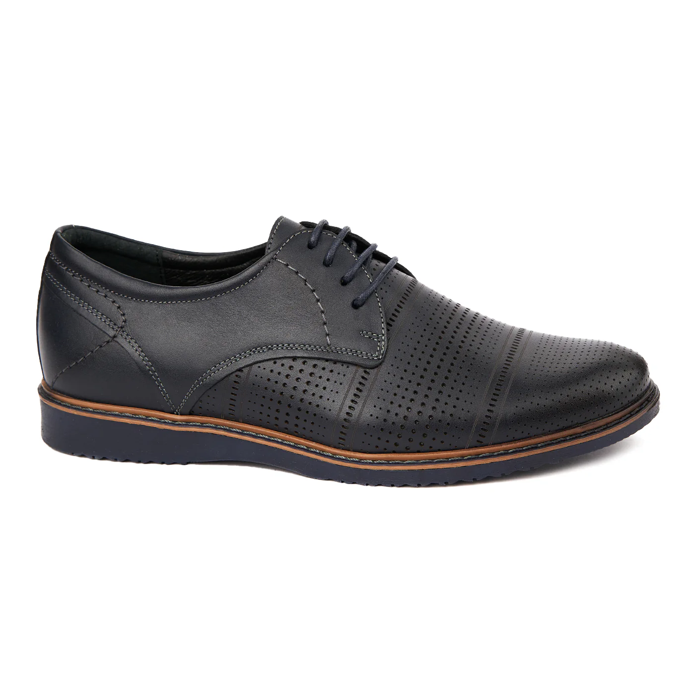 Pantofi Barbati Bleumarin Piele Naturala Casual 0223