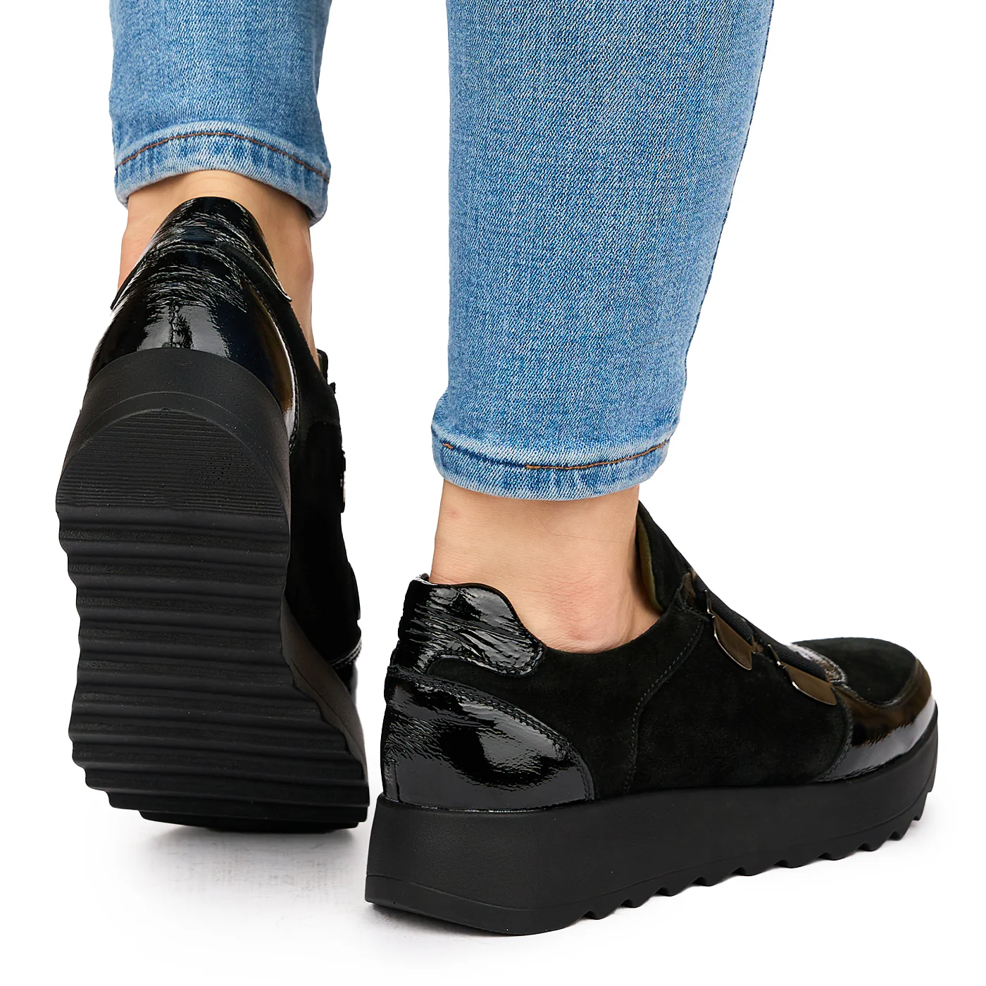 Pantofi casual din piele naturala 8073 - Image 4
