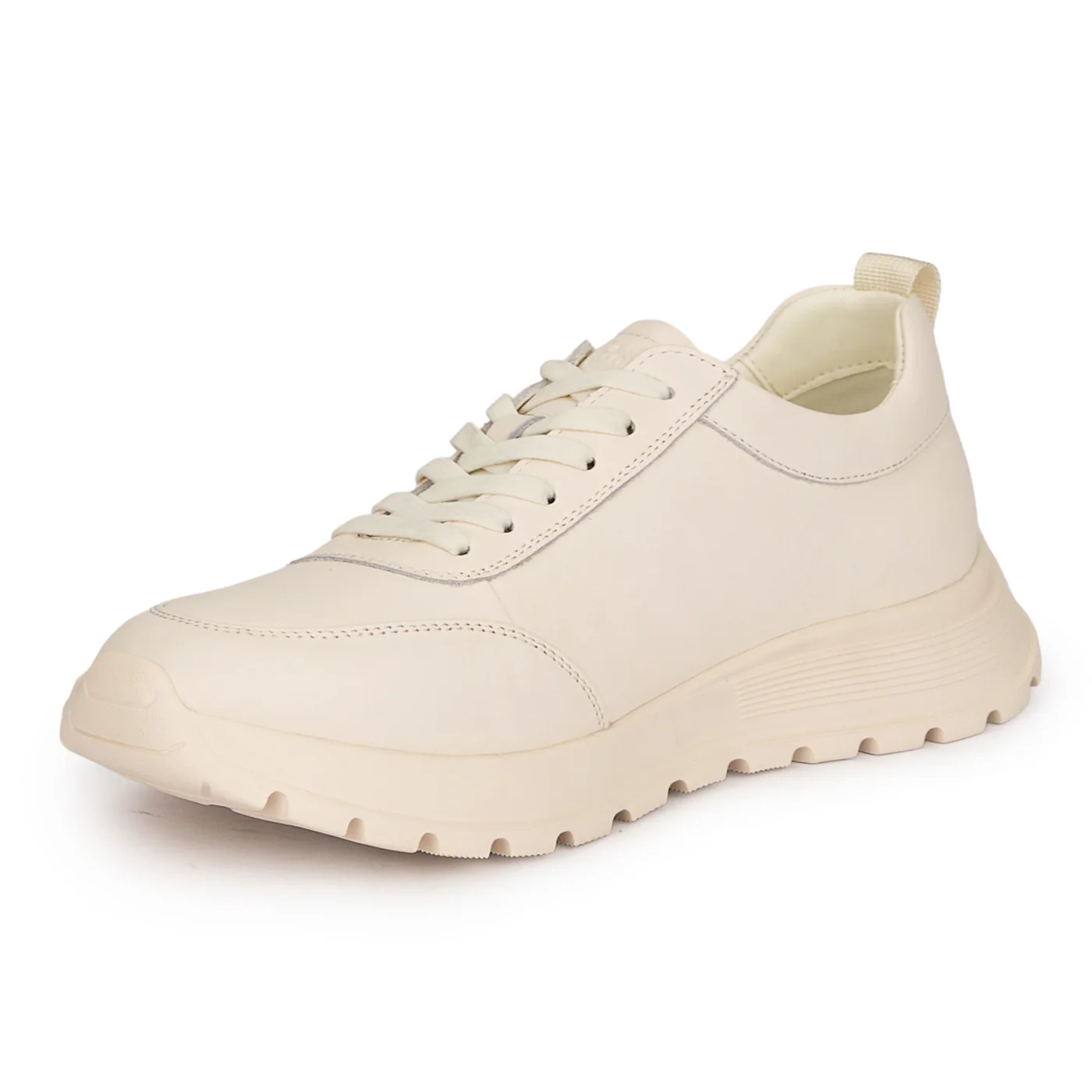 Pantofi barbati casual din piele naturala alba 7909 - Image 3