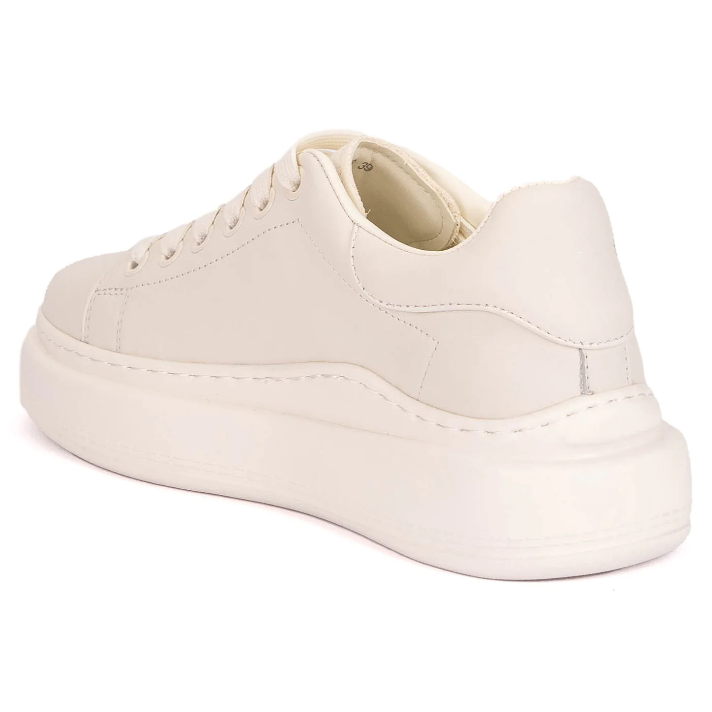 Pantofi barbati casual din piele naturala alba 7920 - Image 2
