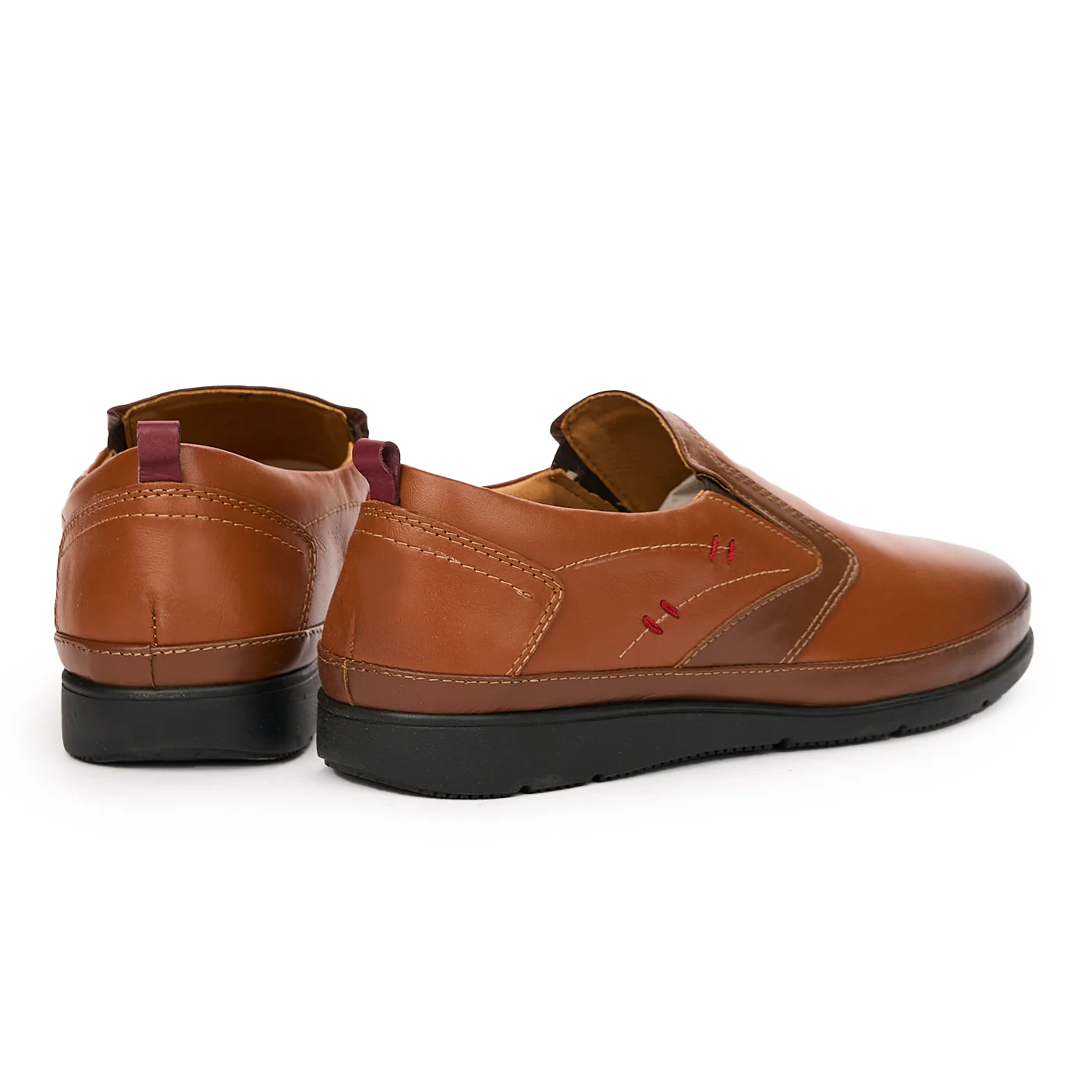 Pantofi barbati casual din piele naturala maro 7094 - Image 2