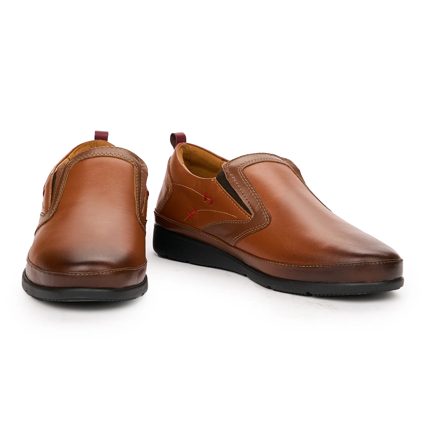 Pantofi barbati casual din piele naturala maro 7094 - Image 3