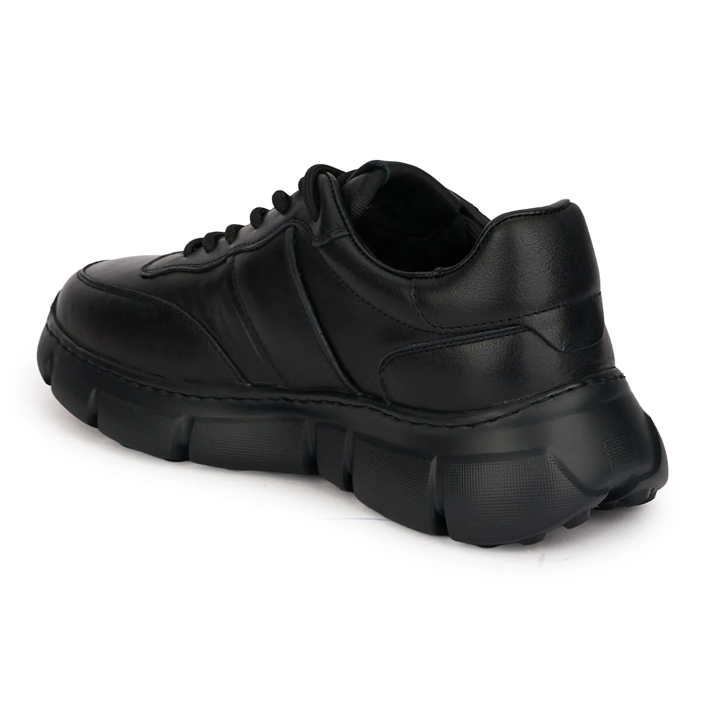 Pantofi barbati casual din piele naturala neagra 7911 - Image 2