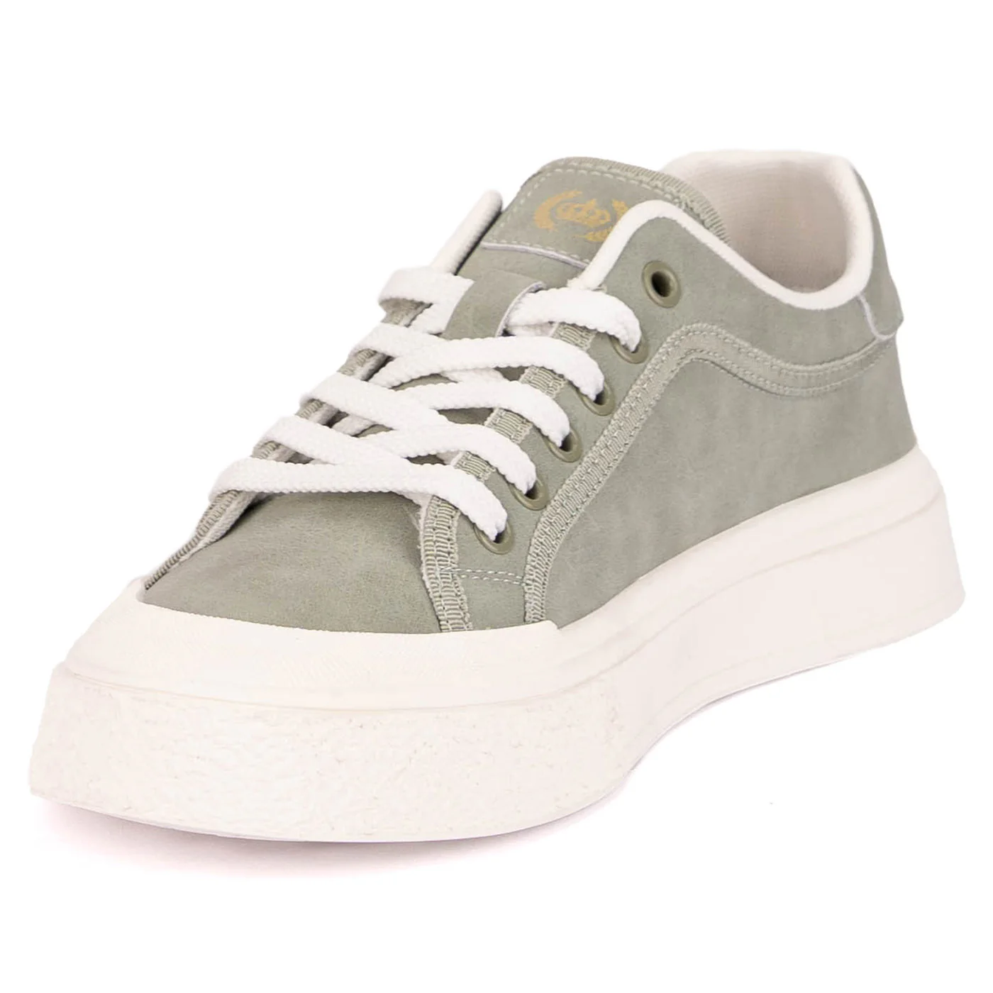 Pantofi barbati casual din piele naturala verde 7918 - Image 3