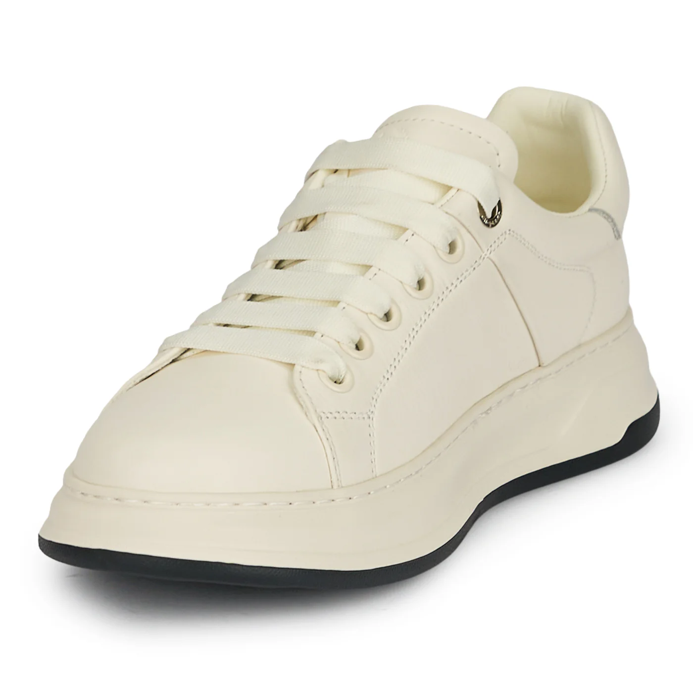 Pantofi barbati din piele naturala alba 20049 - Image 3