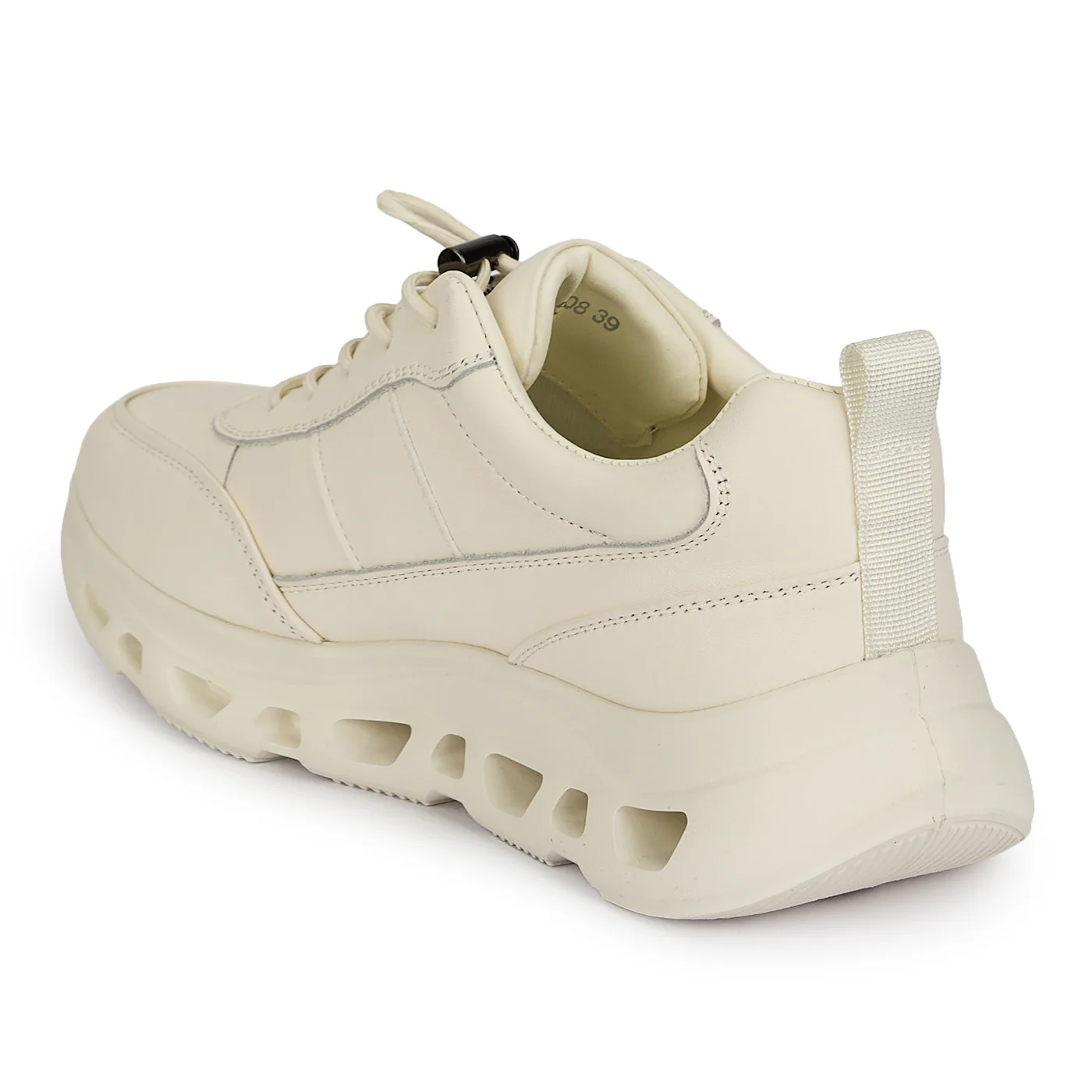 Pantofi barbati din piele naturala alba 20058 - Image 2
