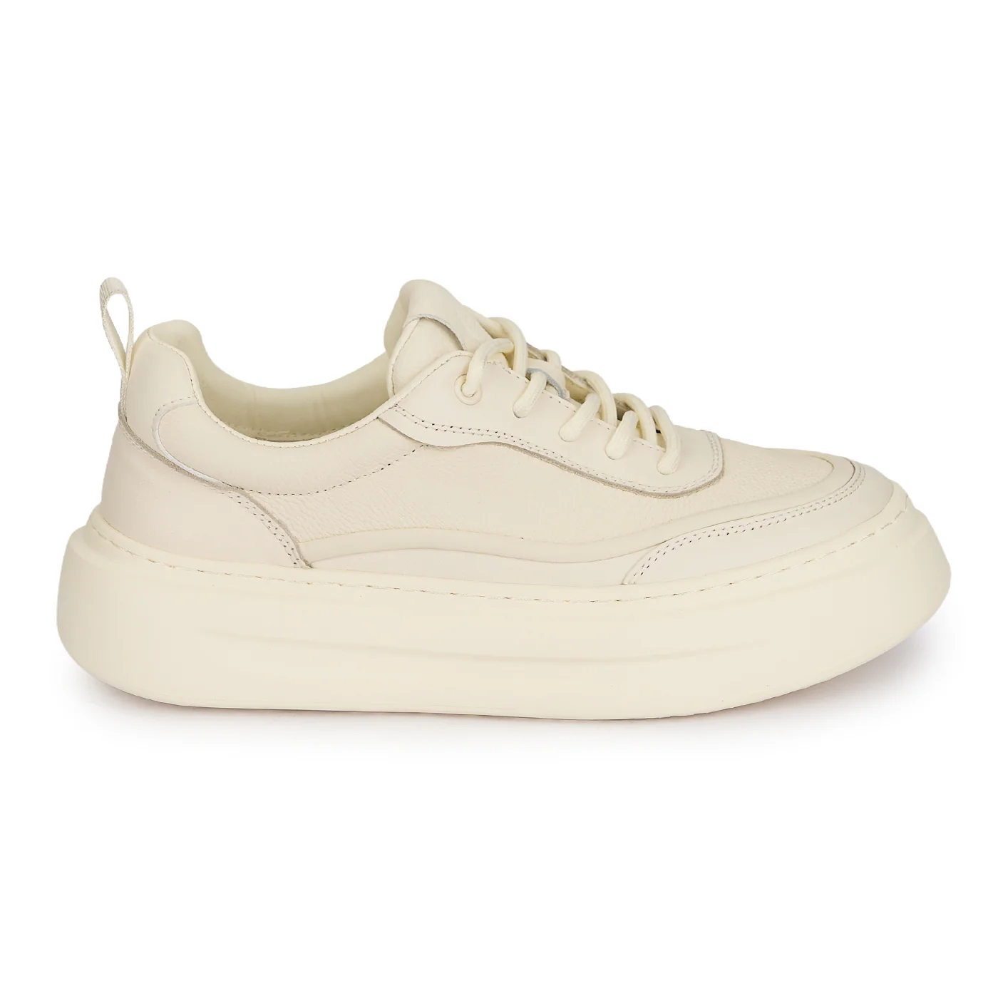 Pantofi barbati din piele naturala alba 20136