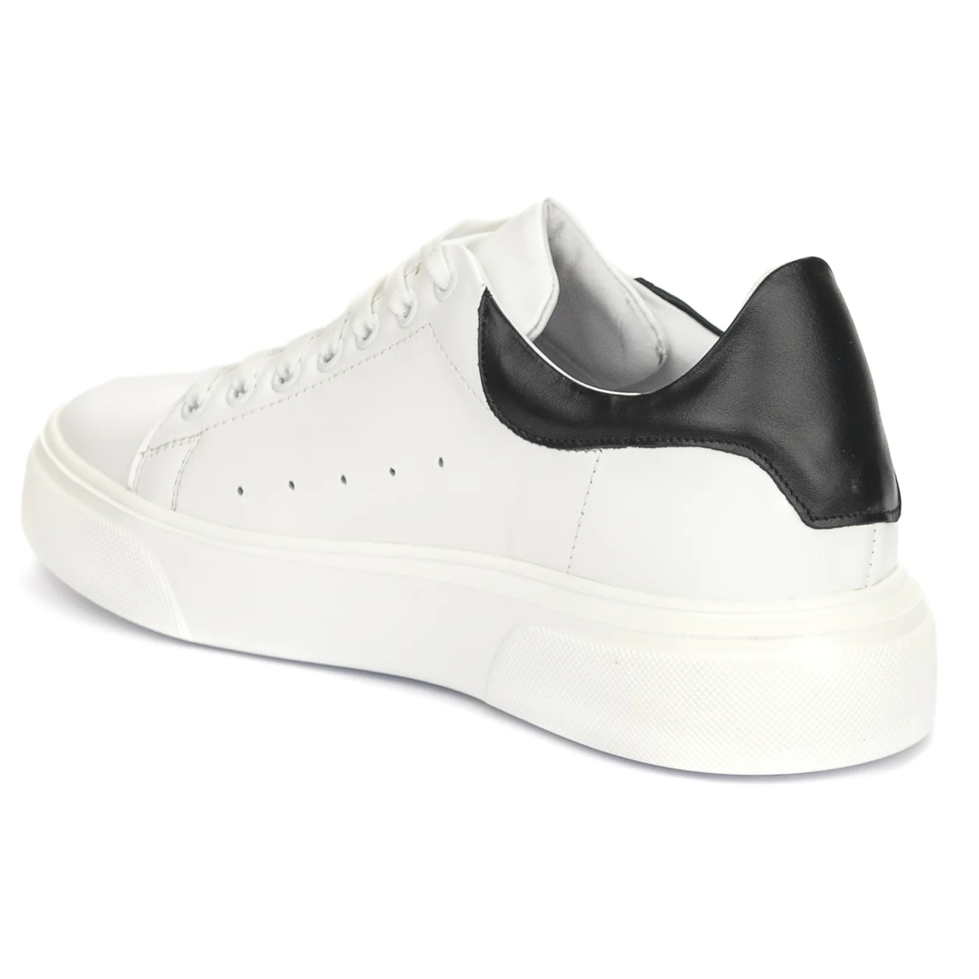 Pantofi barbati din piele naturala alba 7542 - Image 2