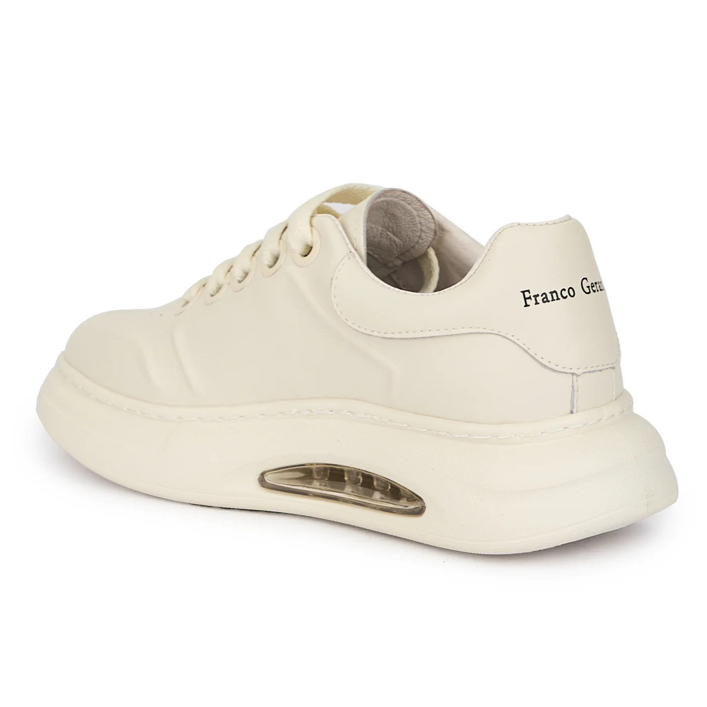 Pantofi barbati din piele naturala alba 7724 - Image 2