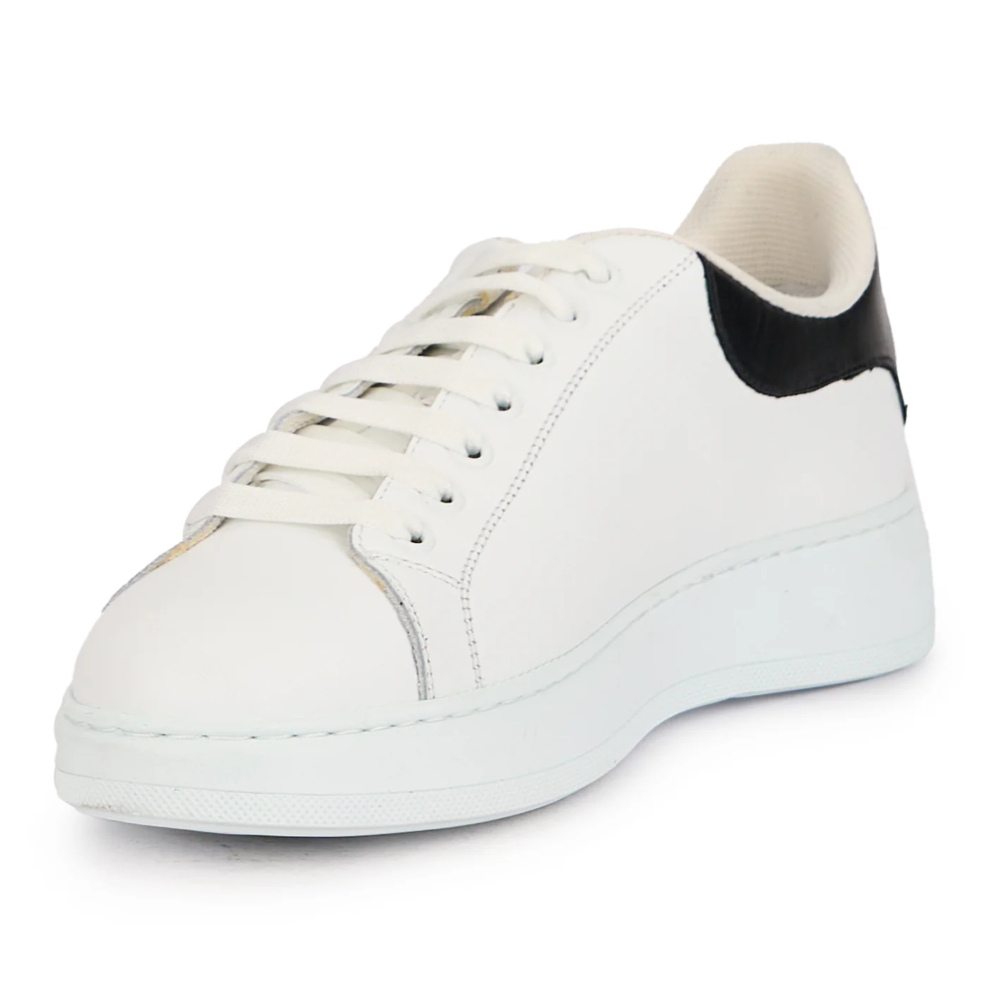 Pantofi barbati din piele naturala alba 7765 - Image 3