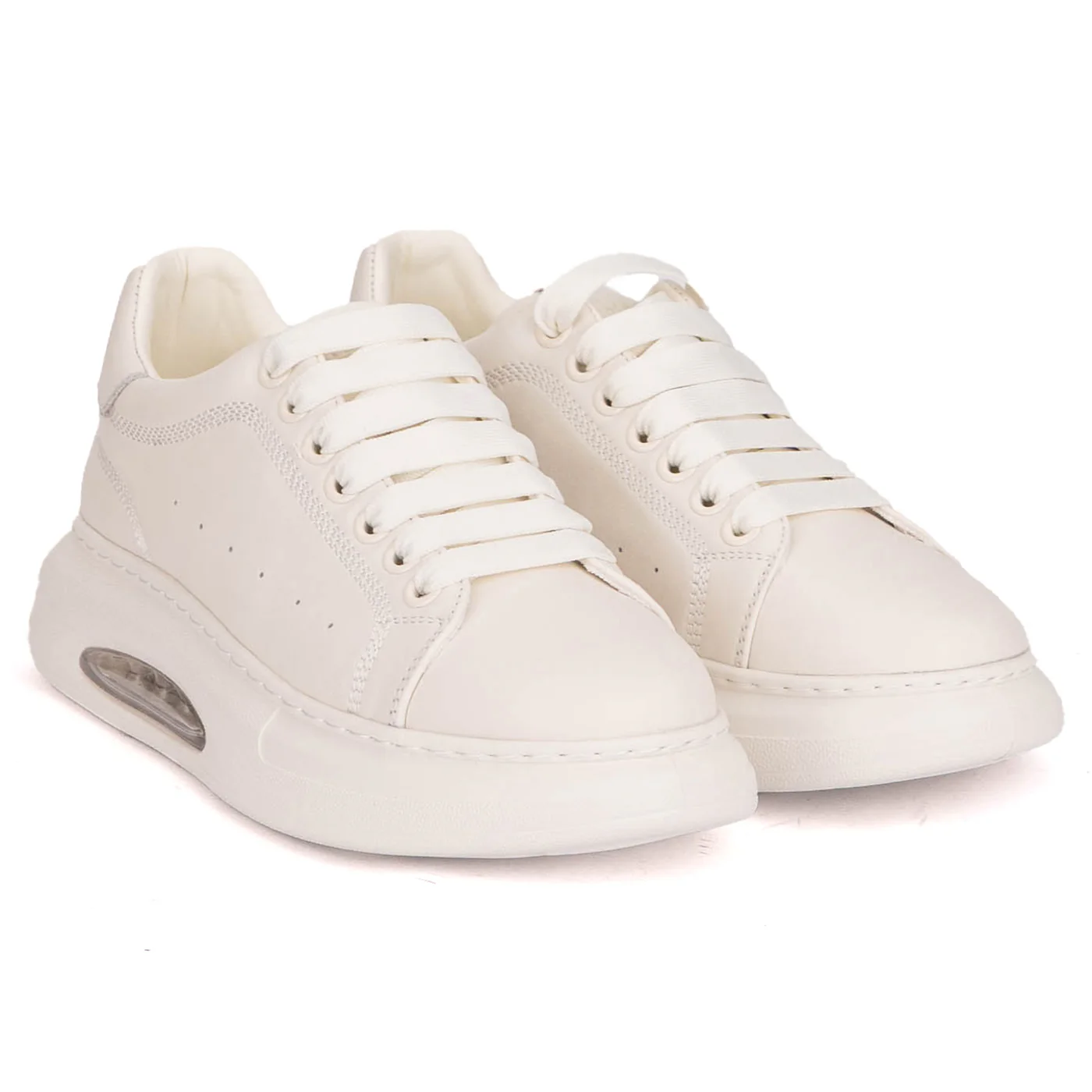 Pantofi barbati din piele naturala alba 7926 - Image 4