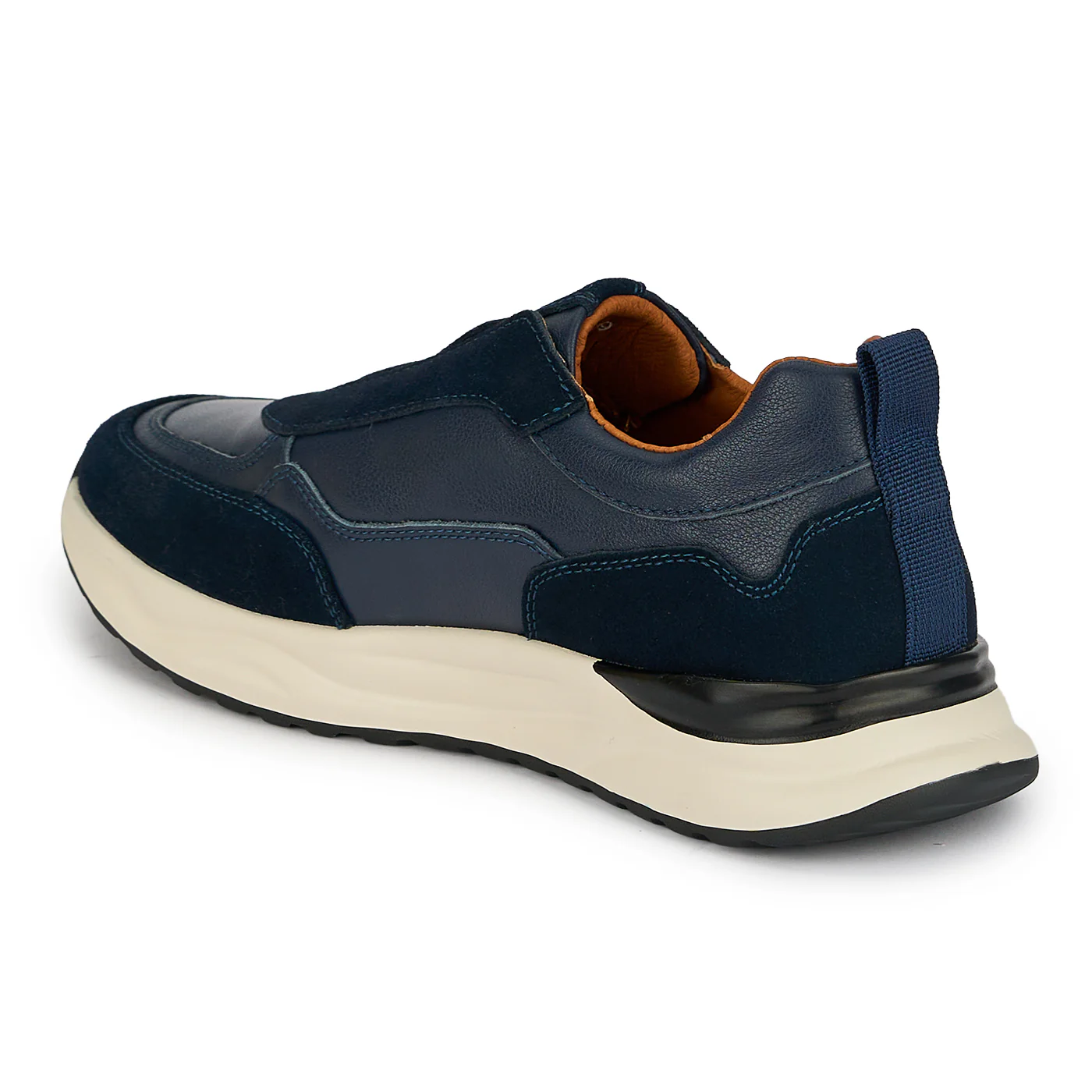 Pantofi barbati din piele naturala bleumarin 20070 - Image 2
