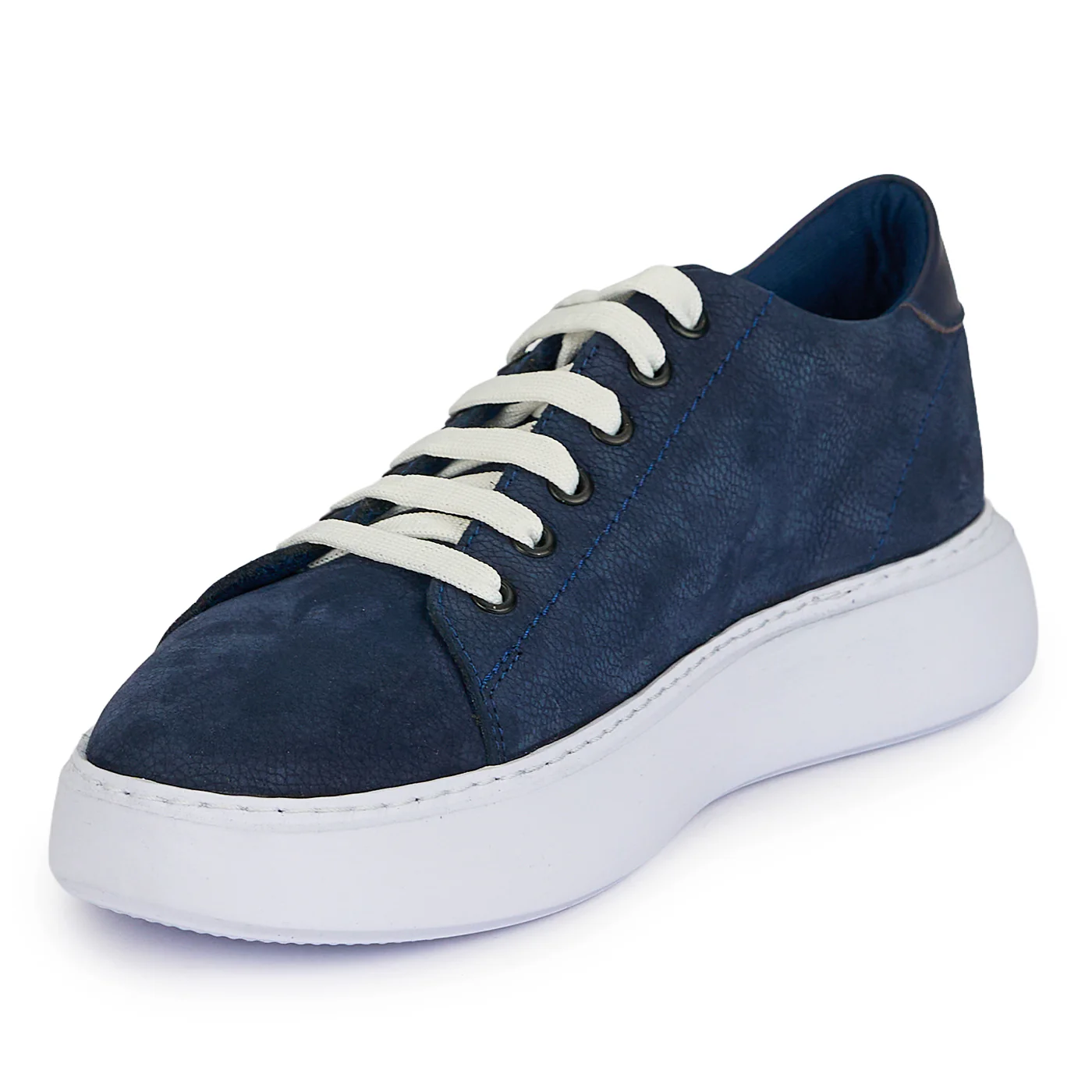 Pantofi barbati din piele naturala bleumarin 20084 - Image 3