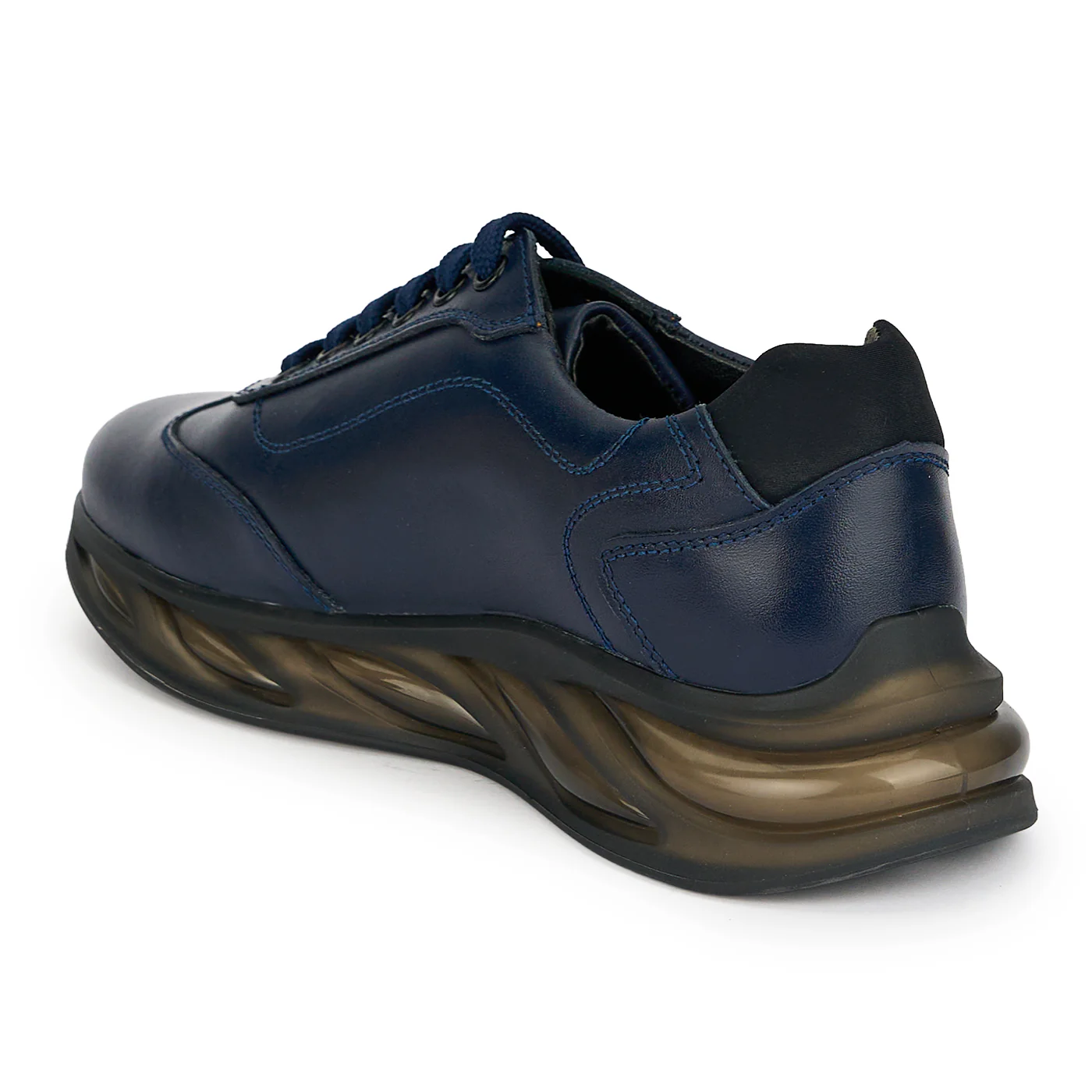 Pantofi barbati din piele naturala bleumarin 20085 - Image 2