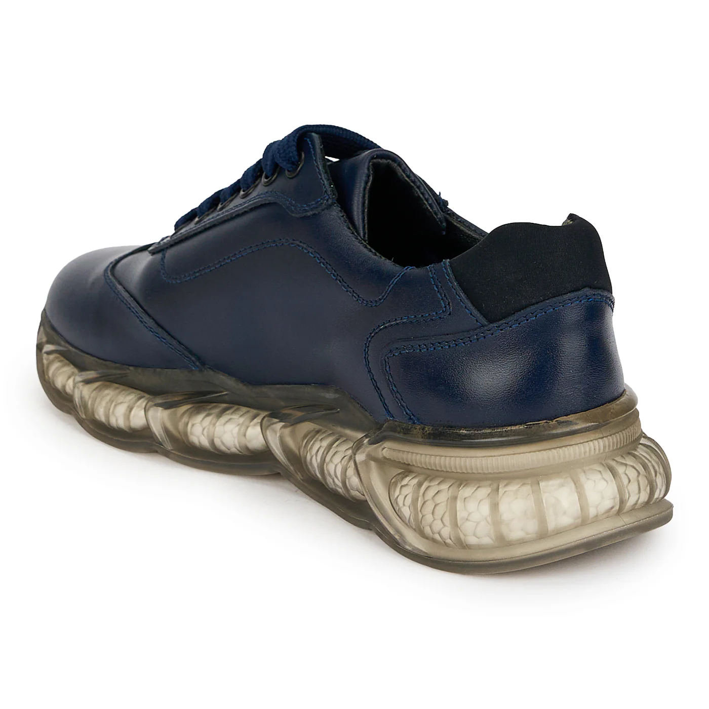 Pantofi barbati din piele naturala bleumarin 20086 - Image 2