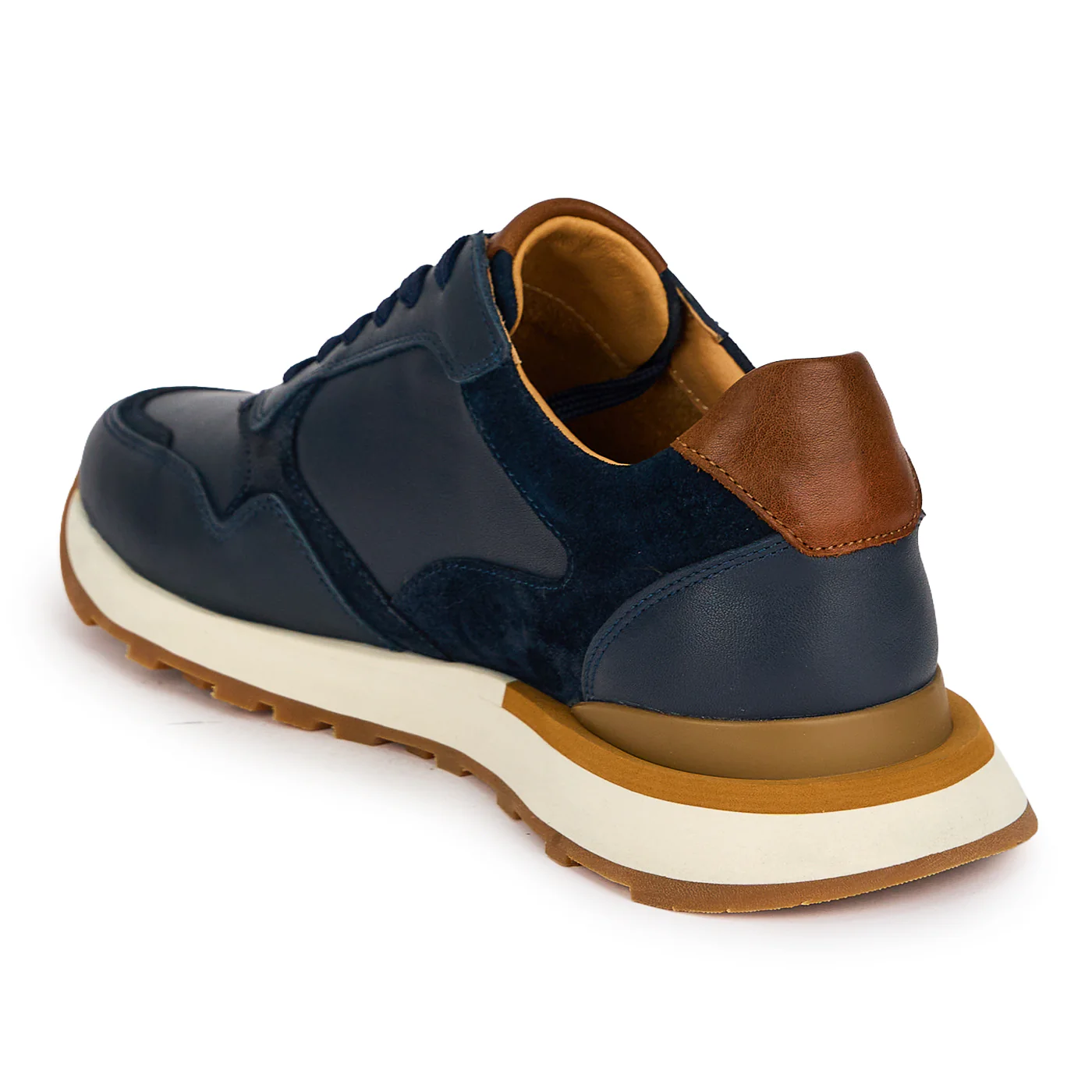 Pantofi barbati din piele naturala bleumarin 20146 - Image 2