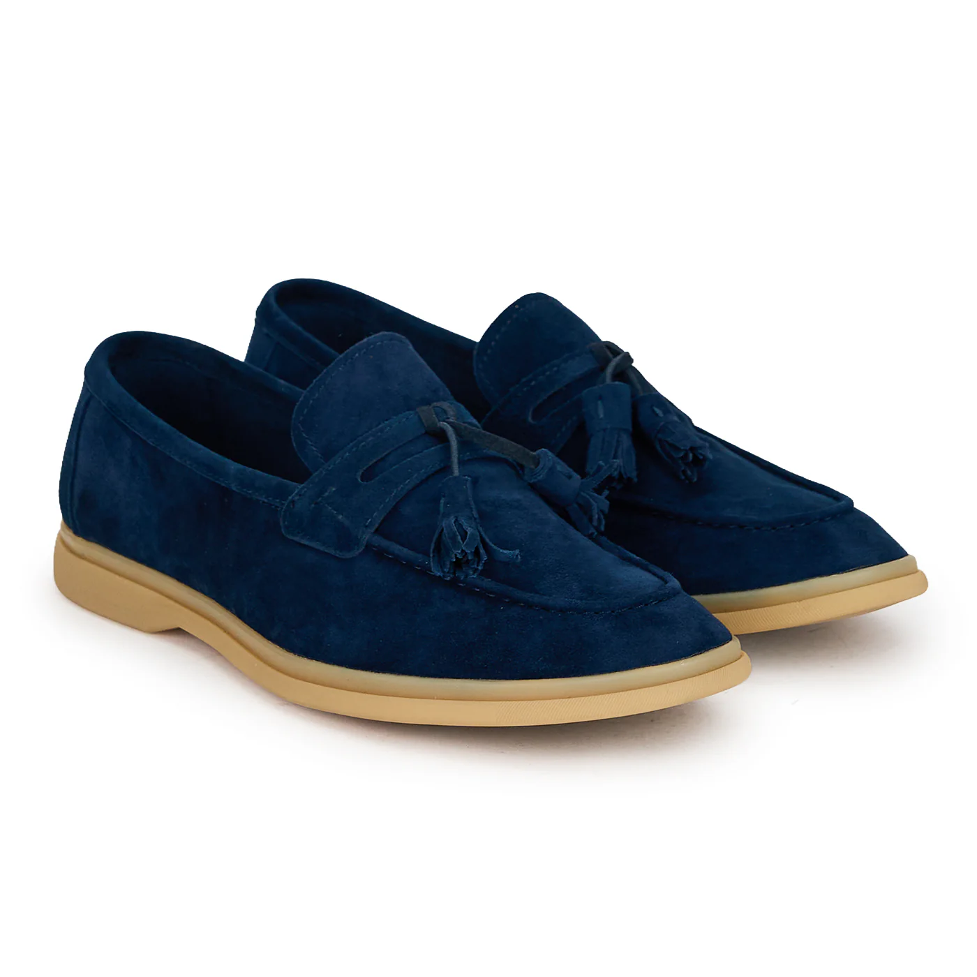 Pantofi barbati din piele naturala bleumarin 20159 - Image 4