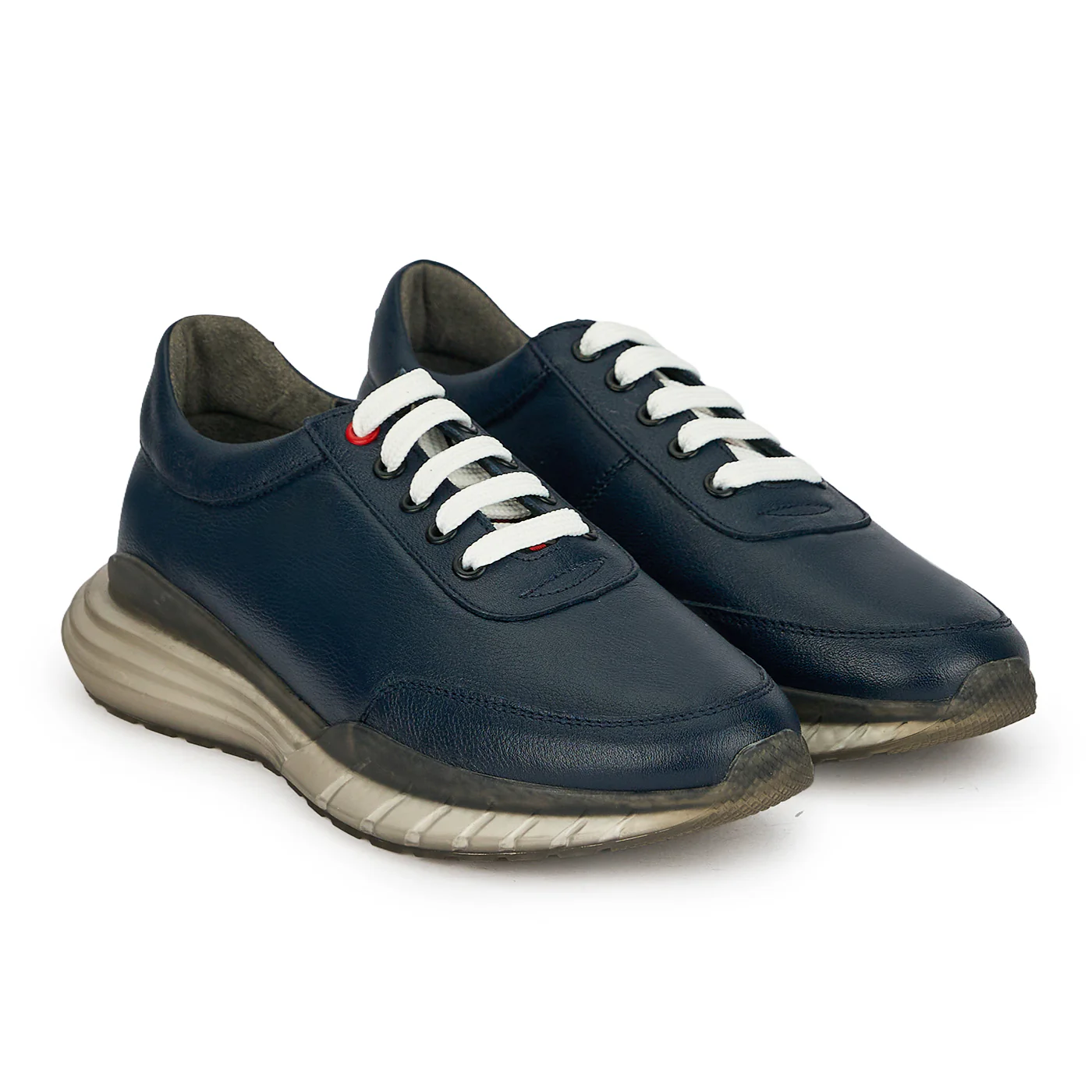 Pantofi barbati din piele naturala bleumarin 20165 - Image 4