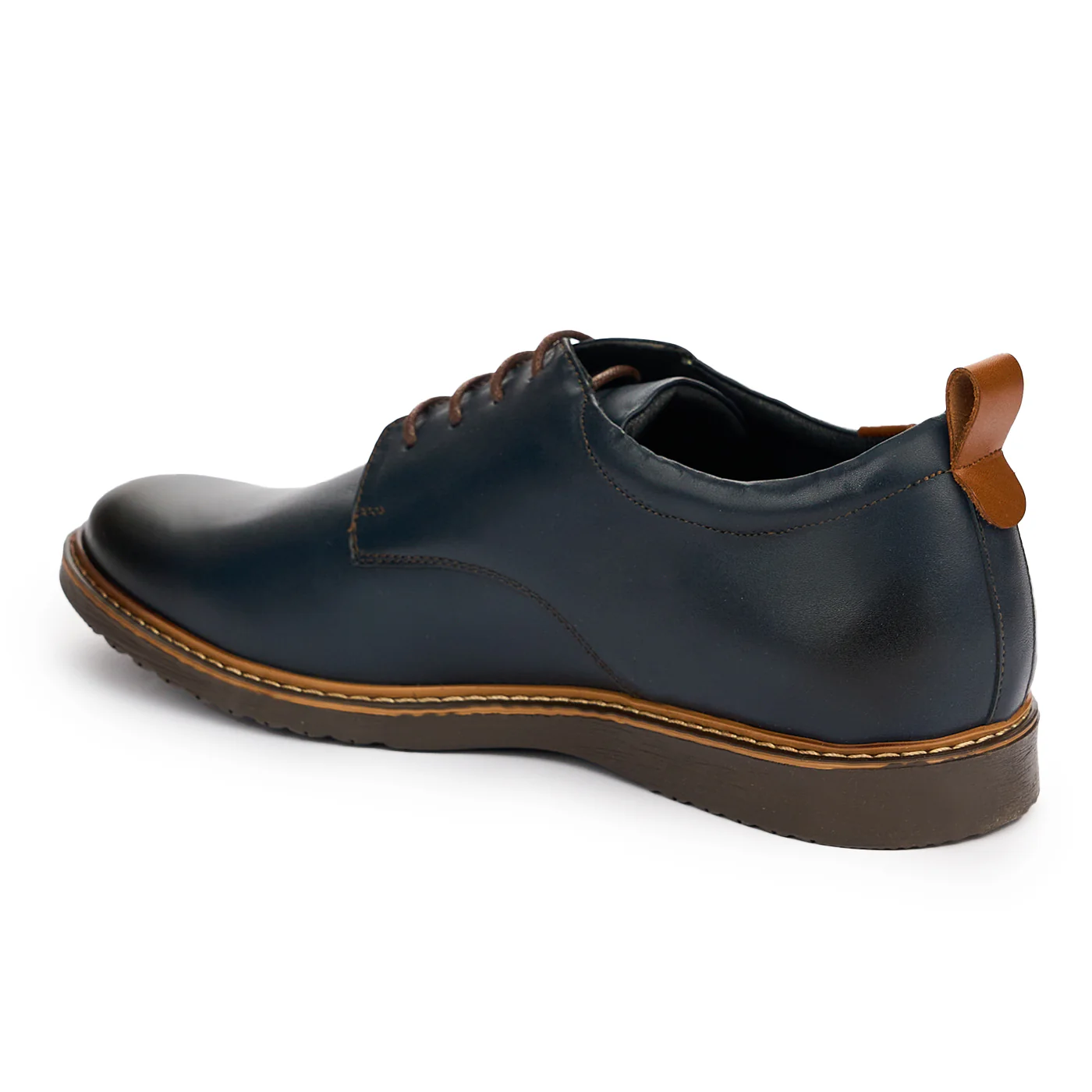 Pantofi barbati din piele naturala bleumarin 7442 - Image 2