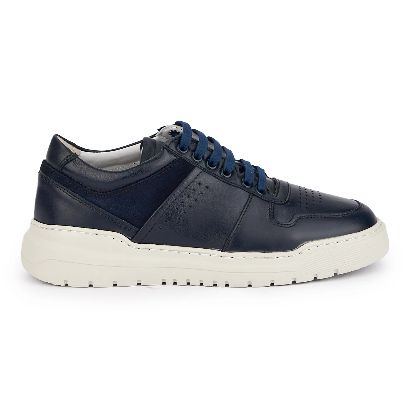 Pantofi barbati din piele naturala bleumarin 7773