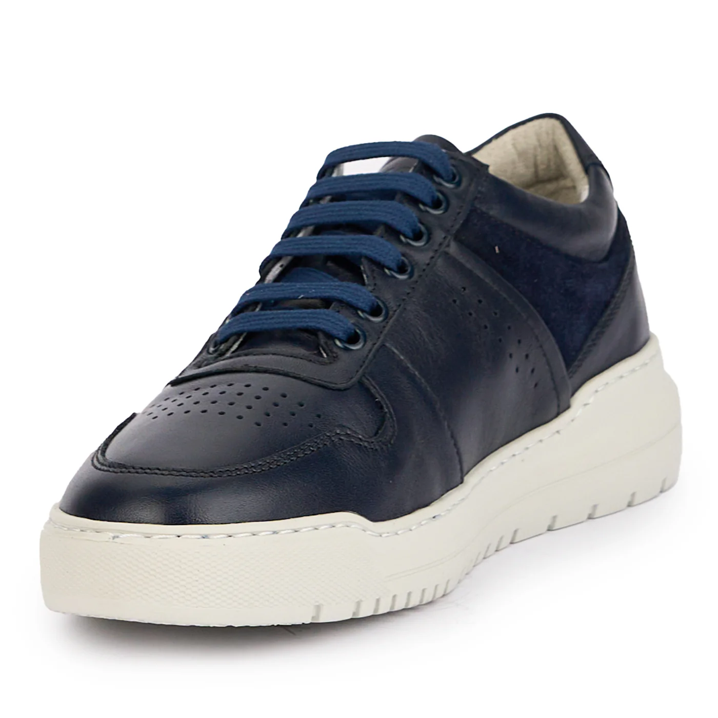 Pantofi barbati din piele naturala bleumarin 7773 - Image 3