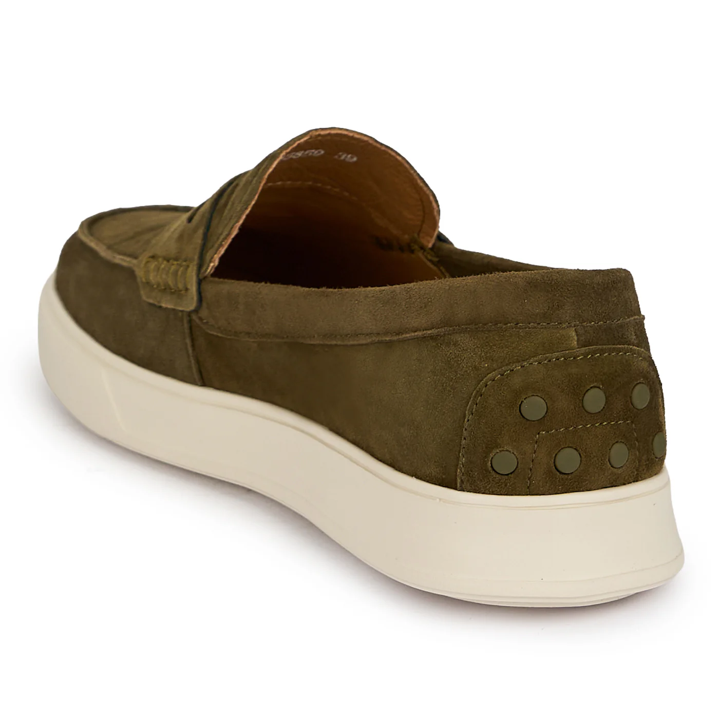 Pantofi barbati din piele naturala kaki 20161 - Image 2