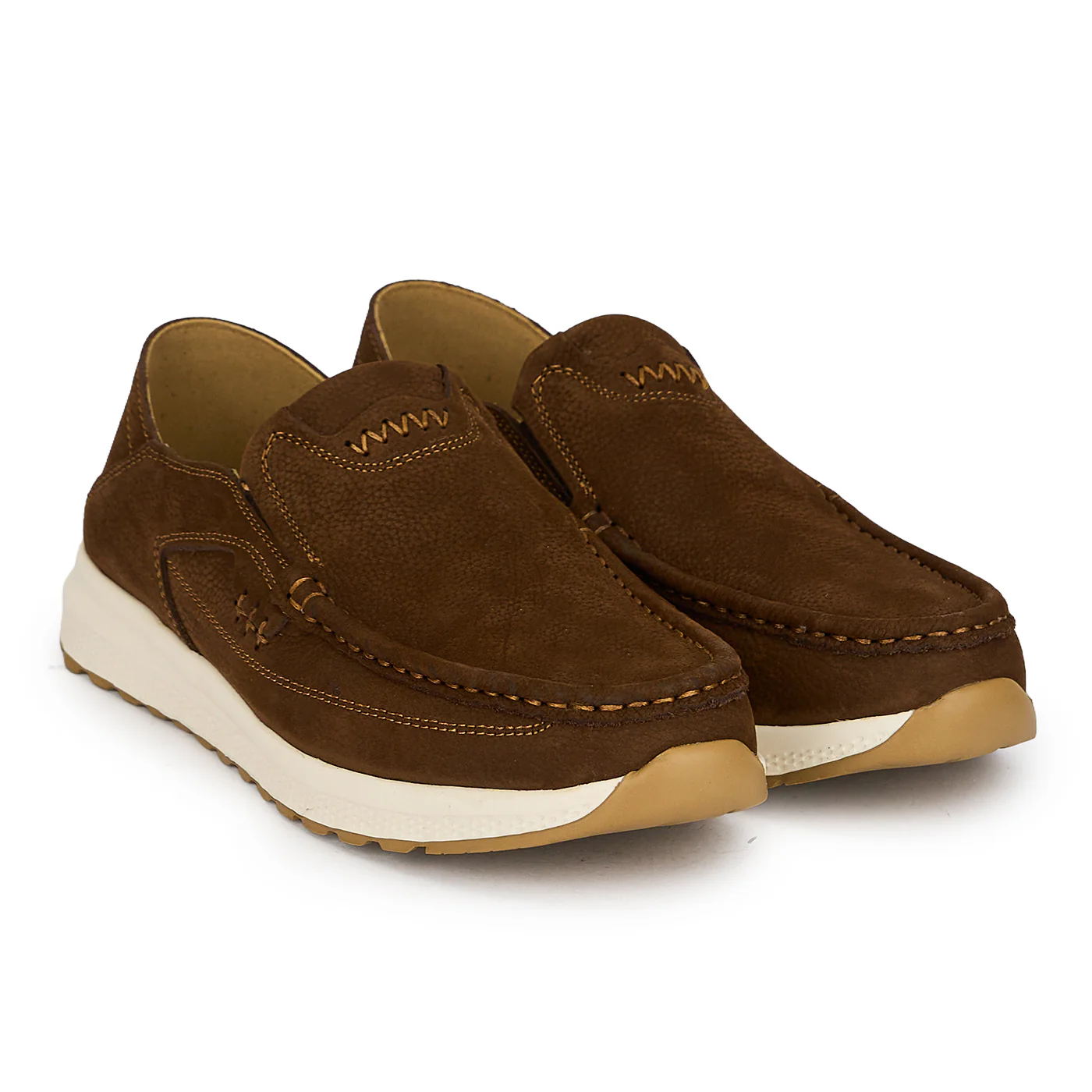 Pantofi barbati din piele naturala maro 20186 - Image 4