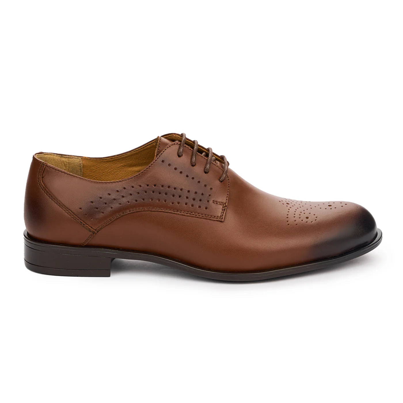 Pantofi barbati din piele naturala maro 7437