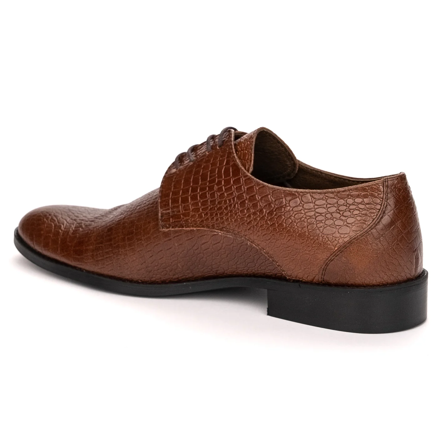Pantofi barbati din piele naturala maro 7499 - Image 2