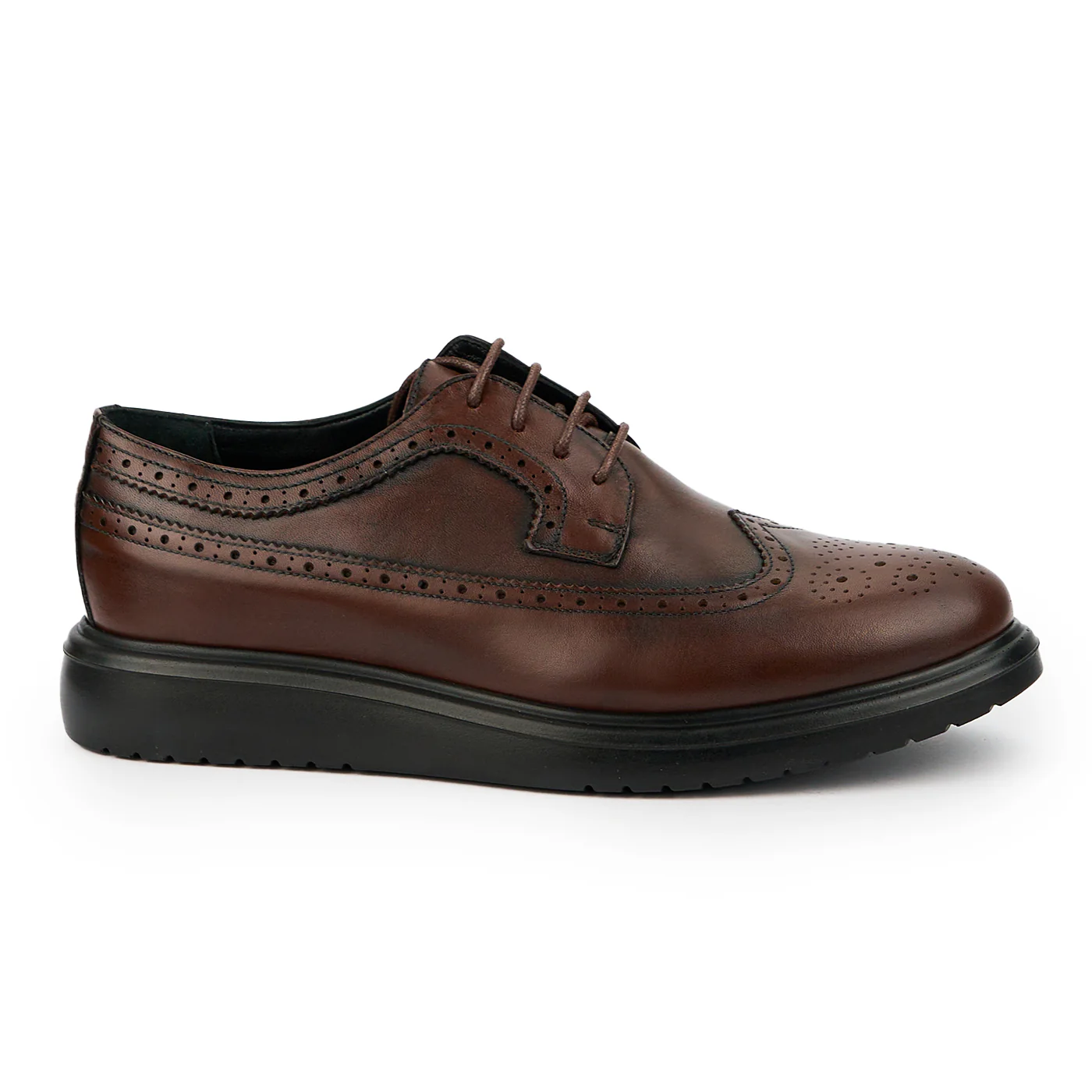 Pantofi barbati din piele naturala maro 7587