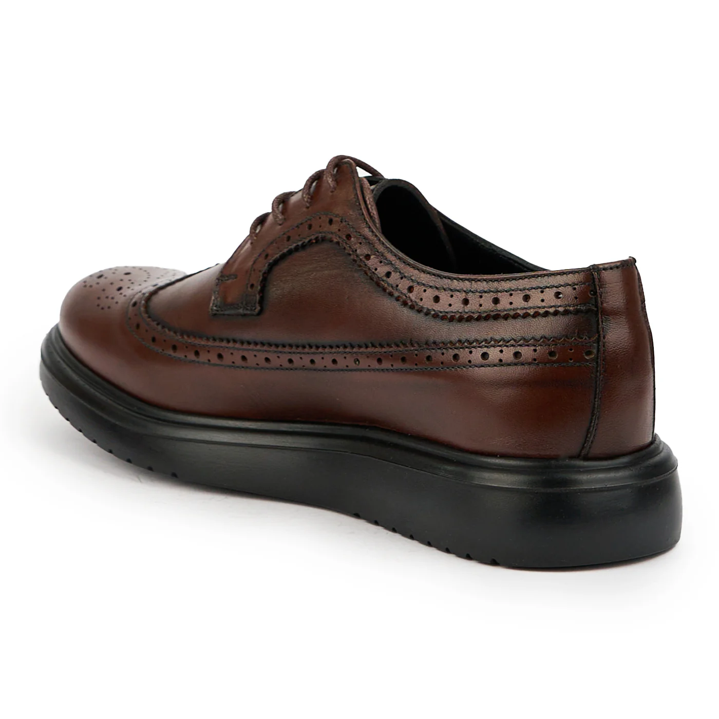 Pantofi barbati din piele naturala maro 7587 - Image 2