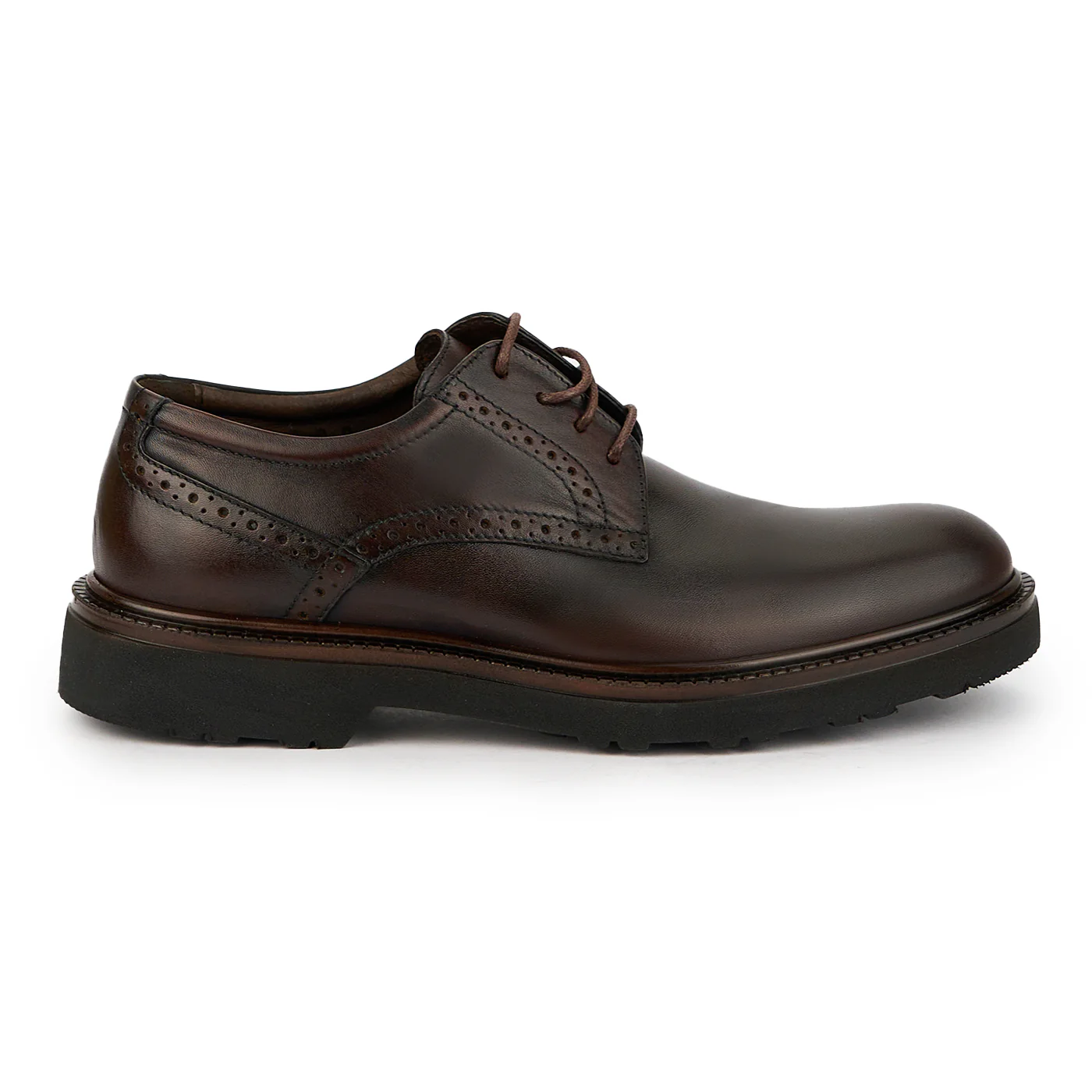 Pantofi barbati din piele naturala maro 7612