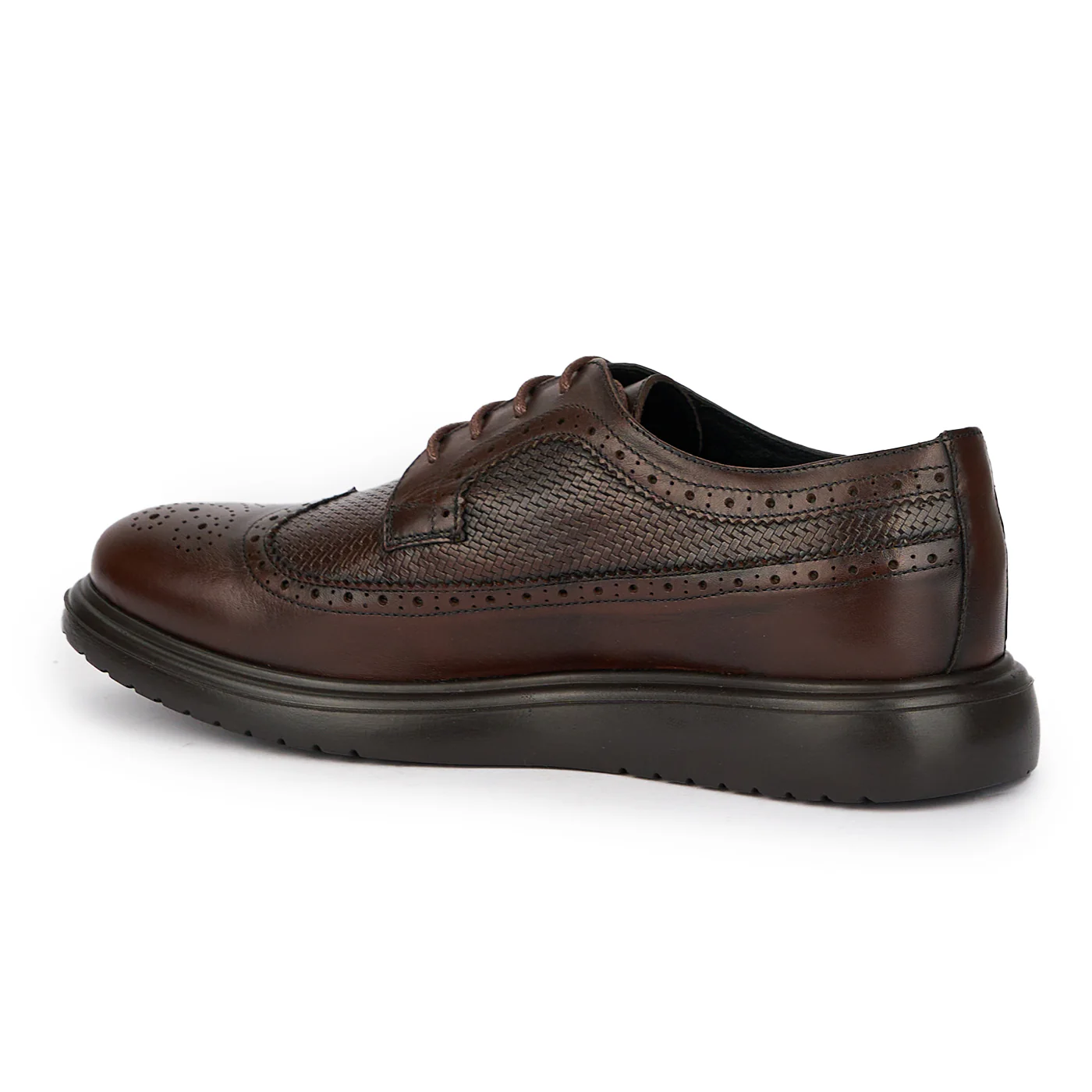 Pantofi barbati din piele naturala maro 7682 - Image 2