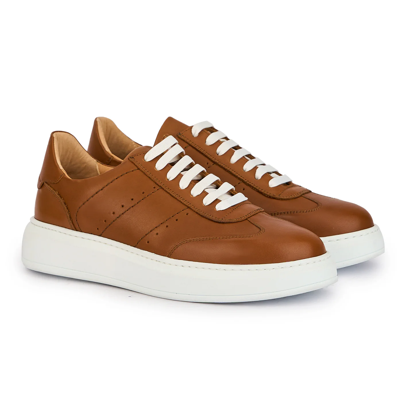 Pantofi barbati din piele naturala maro 7809 - Image 4
