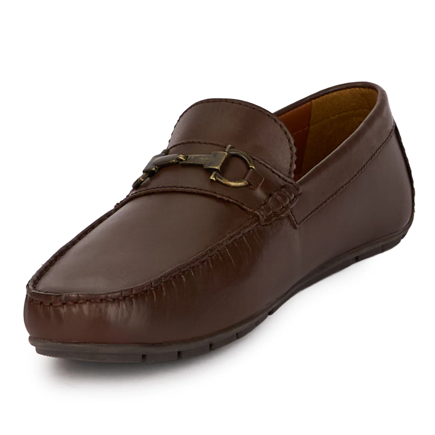 Pantofi barbati din piele naturala maro 7906 - Image 3