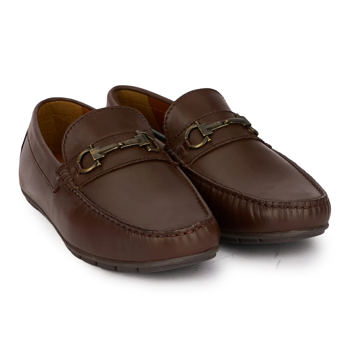 Pantofi barbati din piele naturala maro 7906 - Image 4