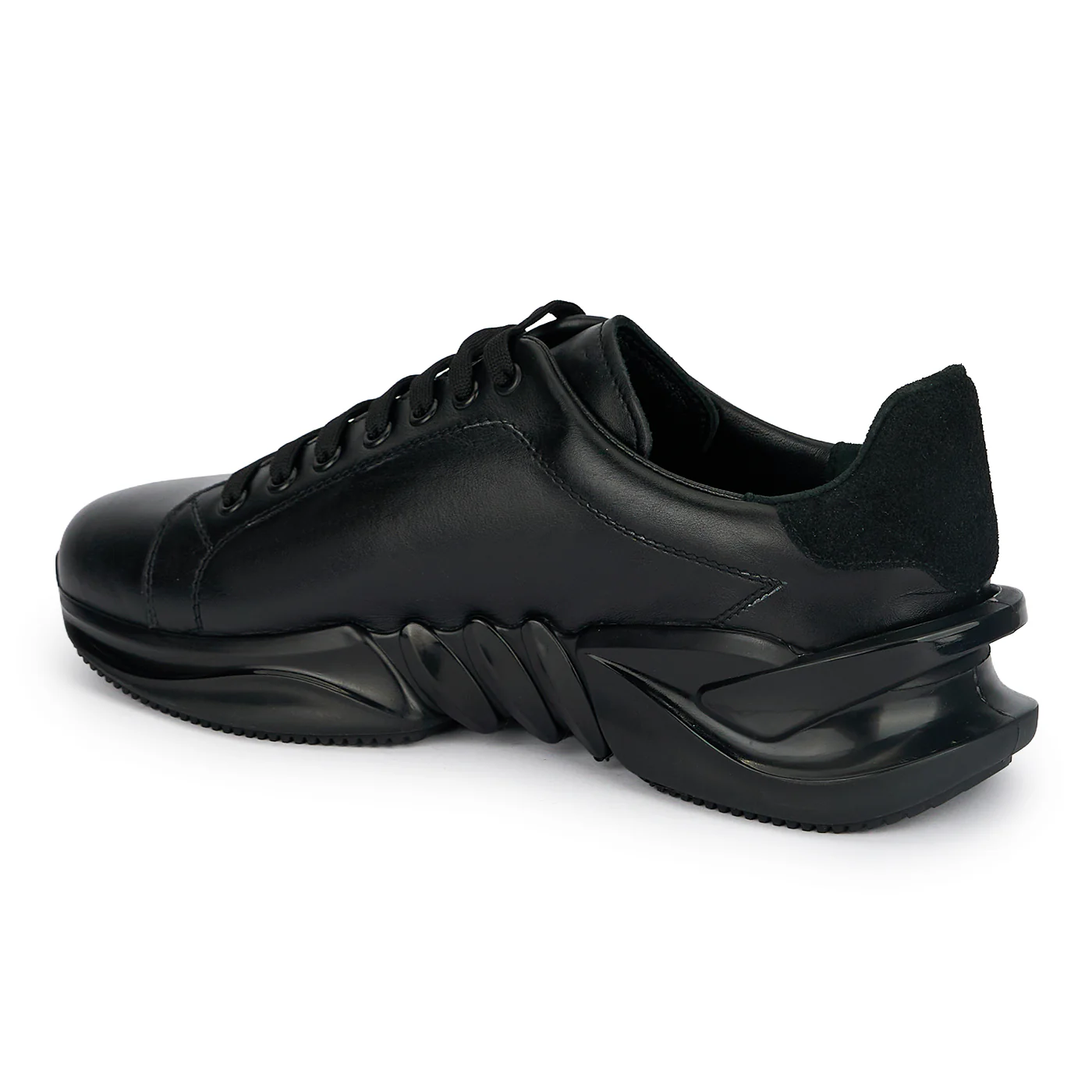 Pantofi barbati din piele naturala neagra 20009 - Image 2