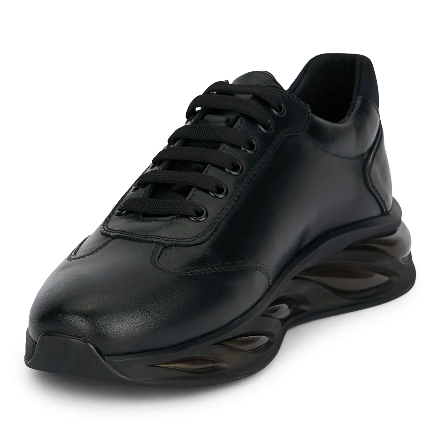 Pantofi barbati din piele naturala neagra 20010 - Image 3