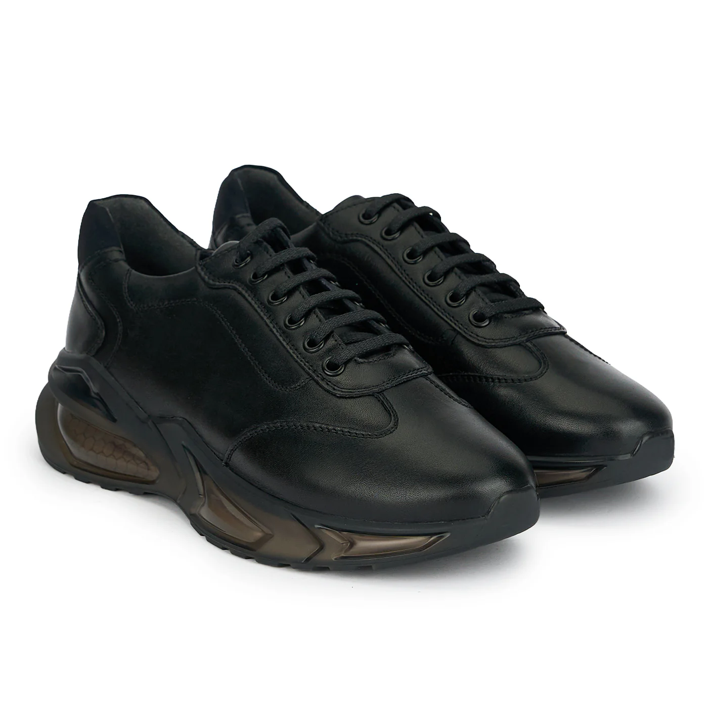 Pantofi barbati din piele naturala neagra 20032 - Image 4