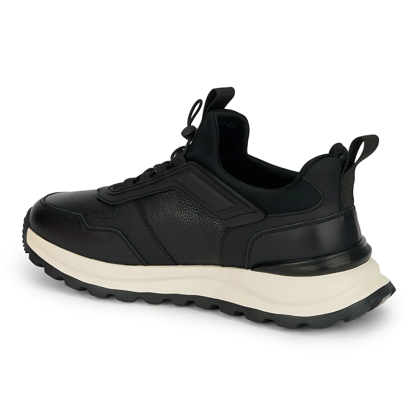Pantofi barbati din piele naturala neagra 20044 - Image 2