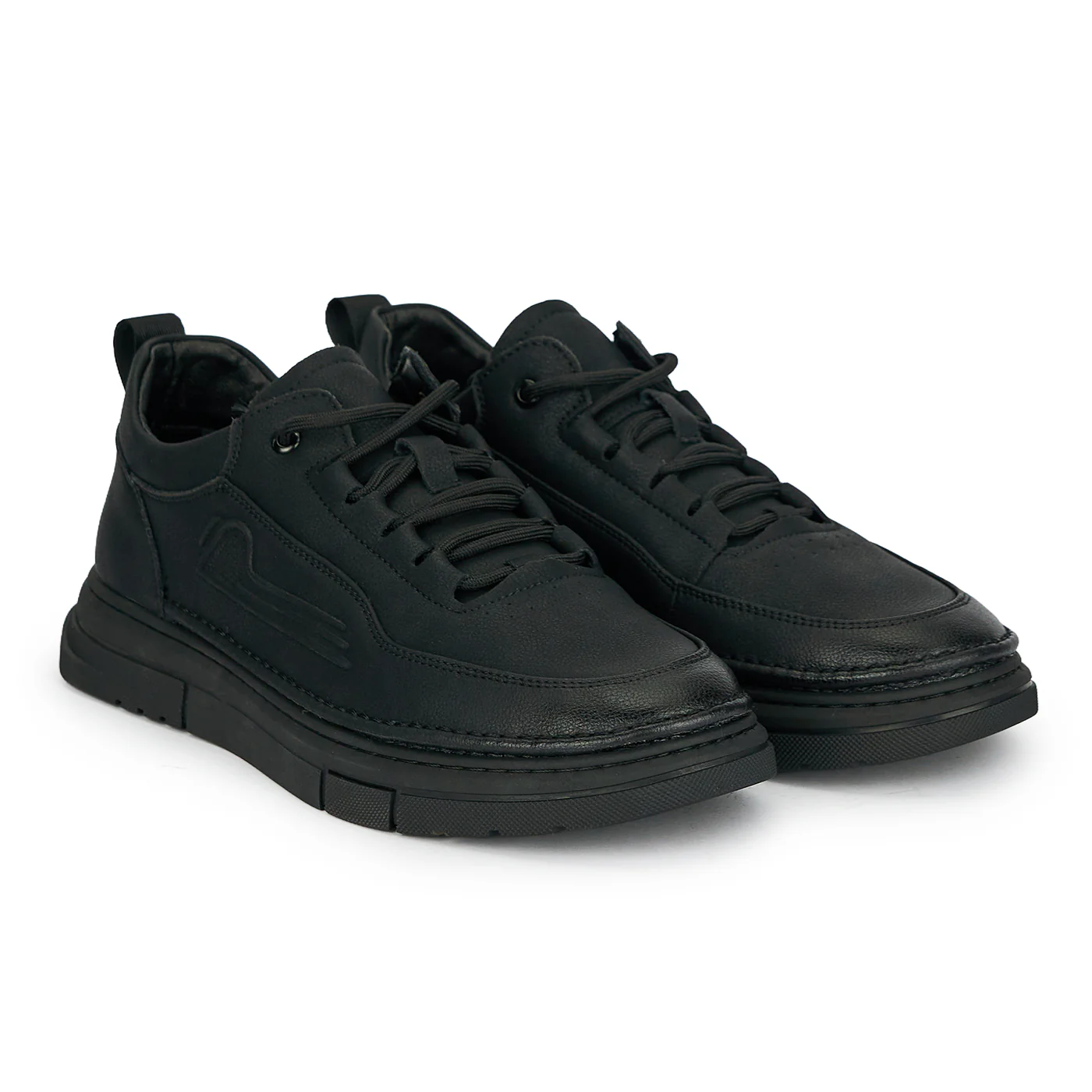 Pantofi barbati din piele naturala neagra 20060 - Image 4