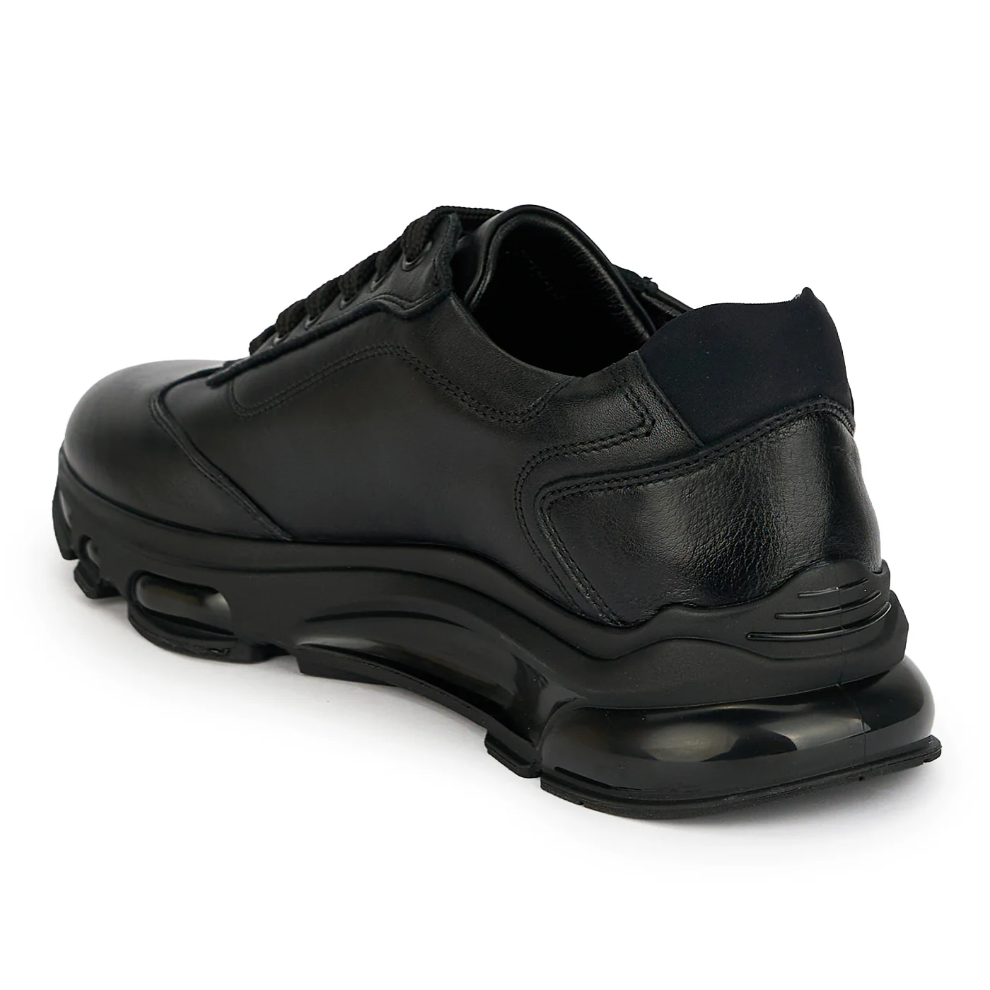 Pantofi barbati din piele naturala neagra 20072 - Image 2