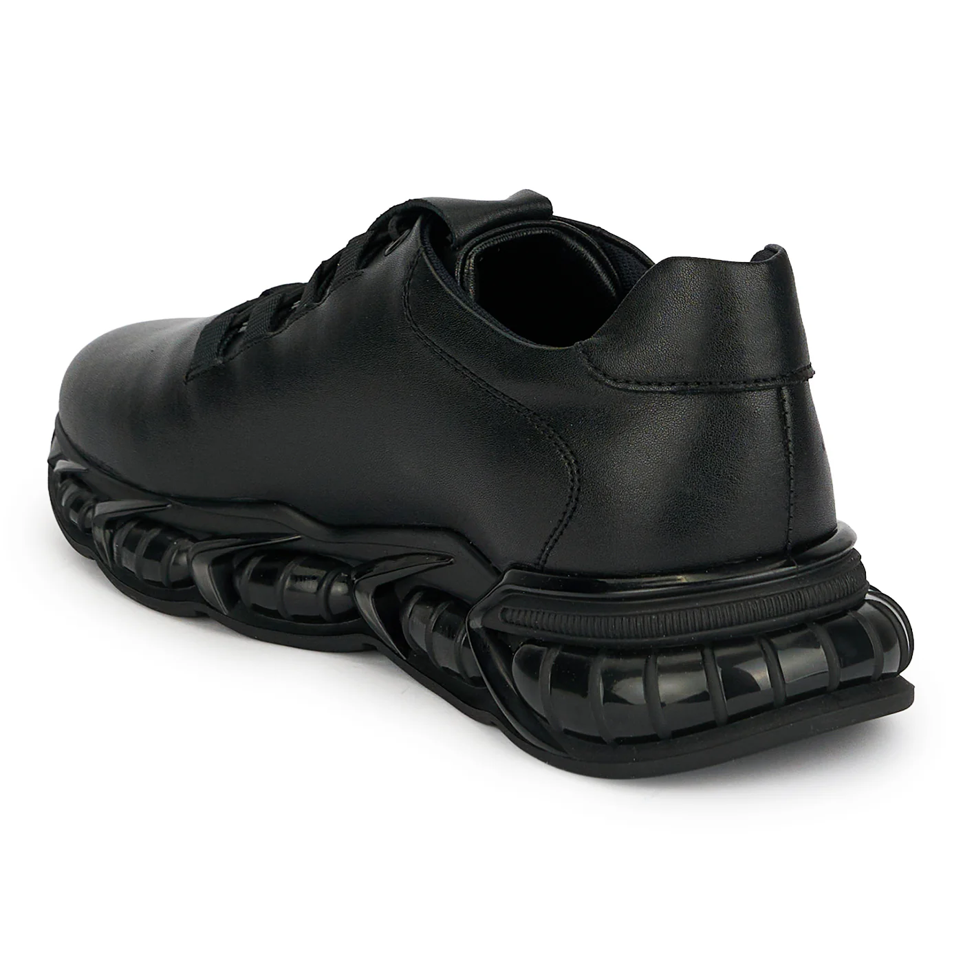 Pantofi barbati din piele naturala neagra 20073 - Image 2
