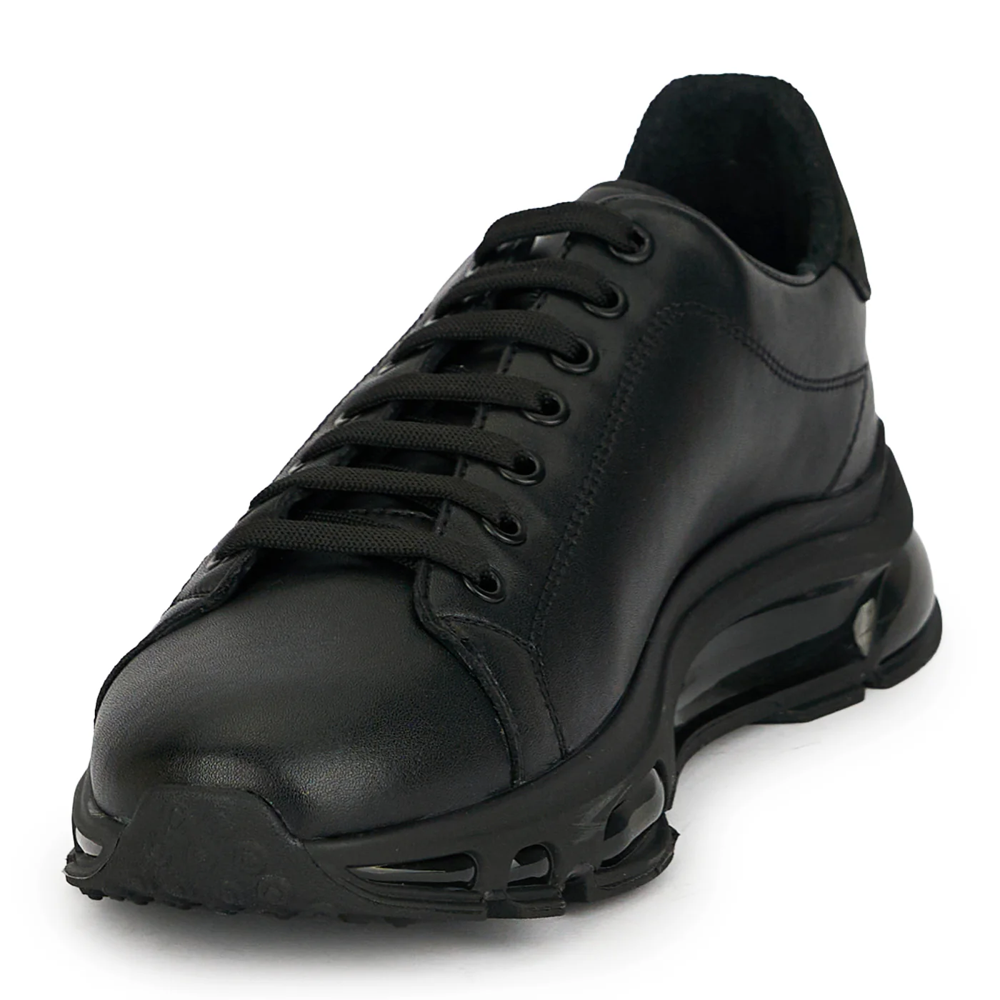 Pantofi barbati din piele naturala neagra 20074 - Image 3