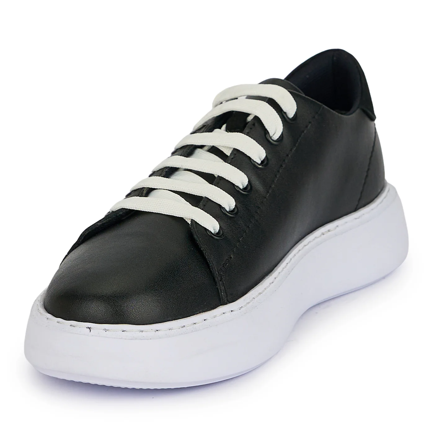 Pantofi barbati din piele naturala neagra 20083 - Image 3