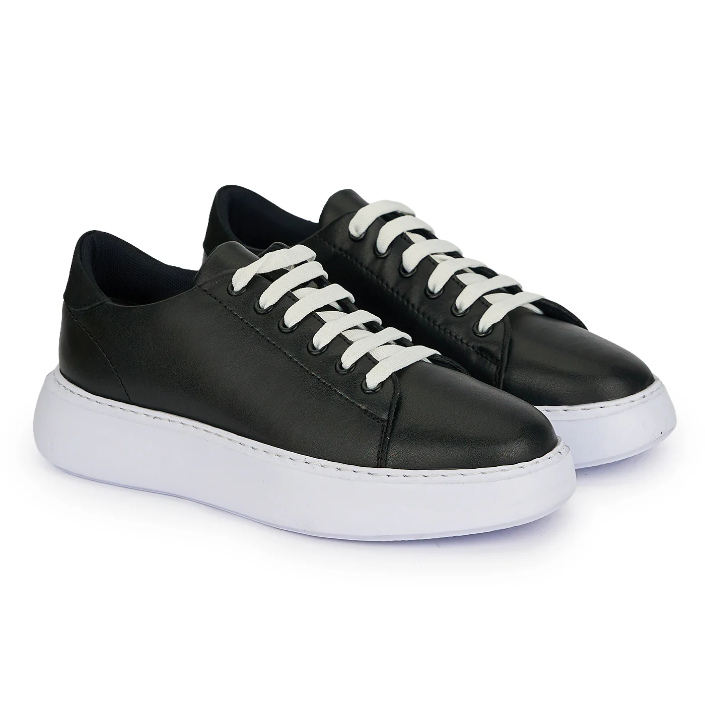Pantofi barbati din piele naturala neagra 20083 - Image 4