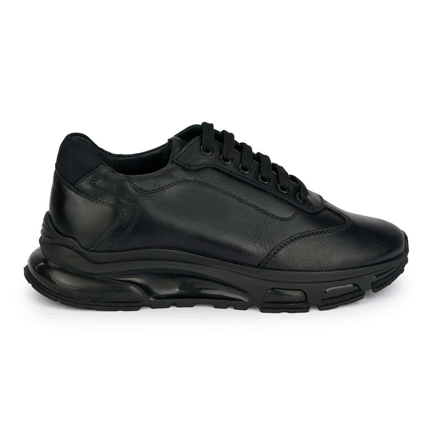Pantofi barbati din piele naturala neagra 20142