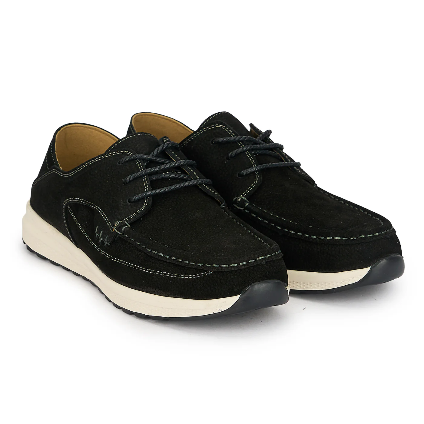 Pantofi barbati din piele naturala neagra 20184 - Image 4