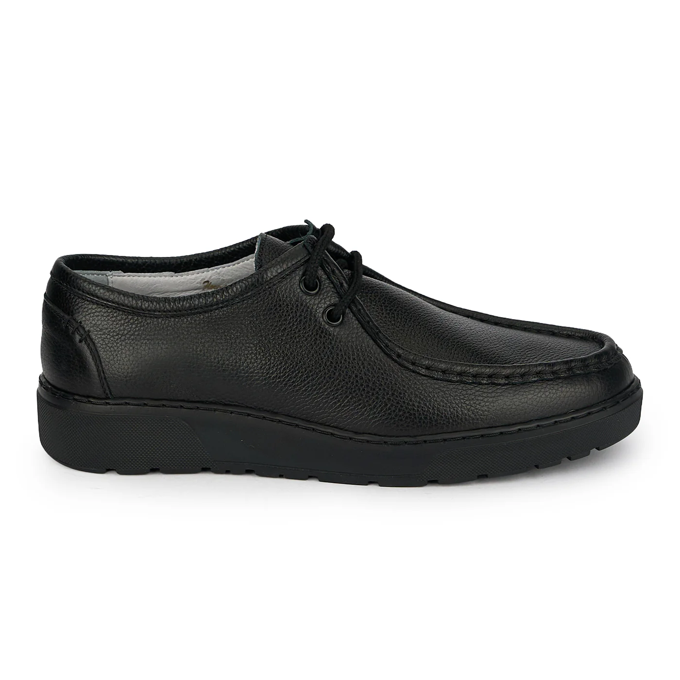 Pantofi barbati din piele naturala neagra 20195