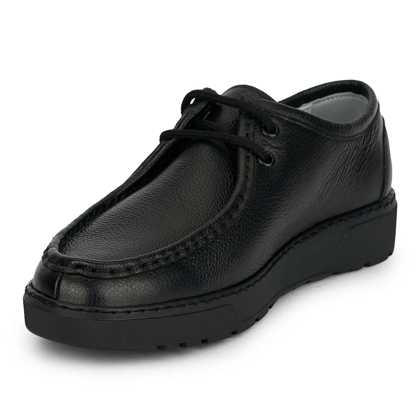 Pantofi barbati din piele naturala neagra 20195 - Image 3